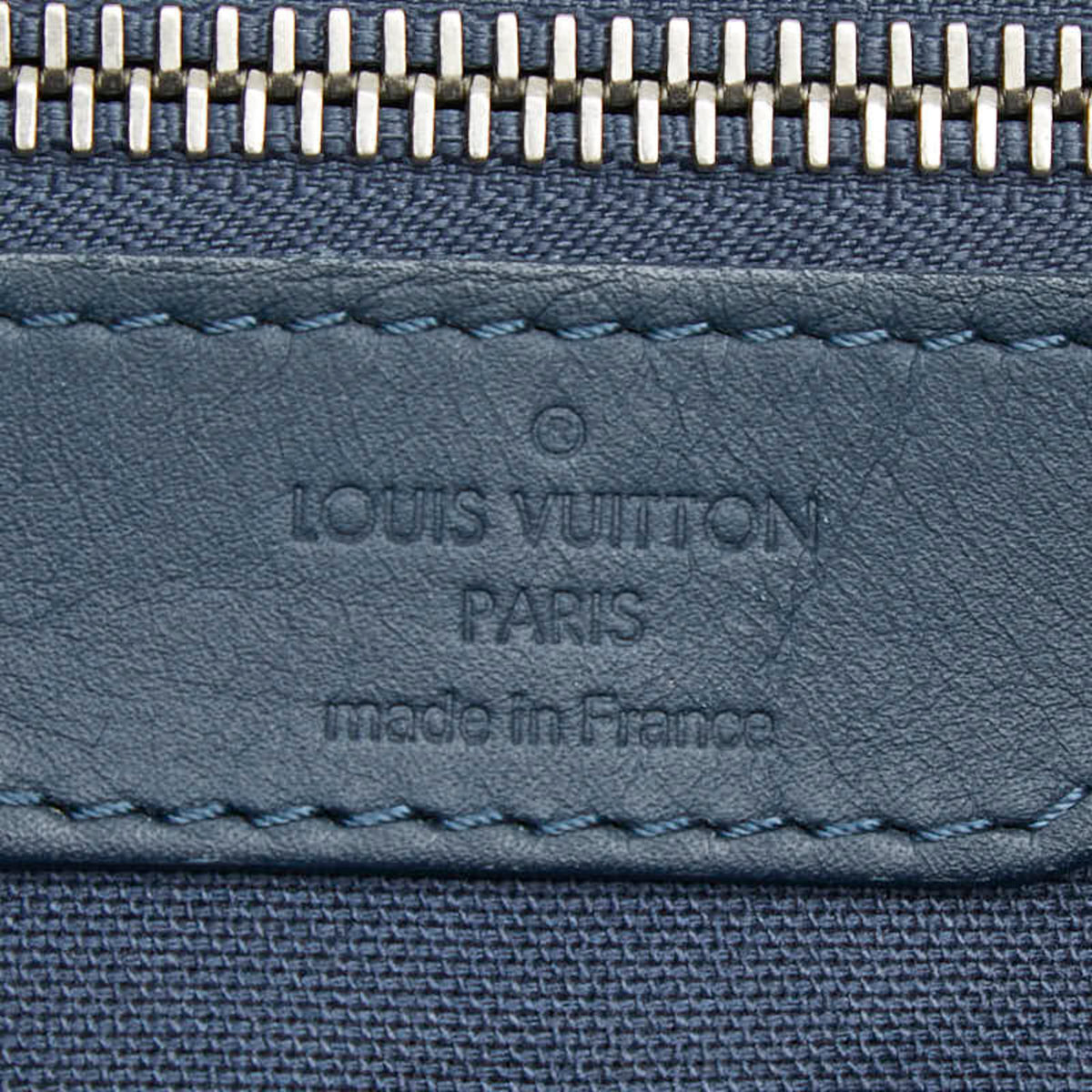 Louis Vuitton Damier Brown Navy Pvc Leather Tote Bag (Pre-Owned)