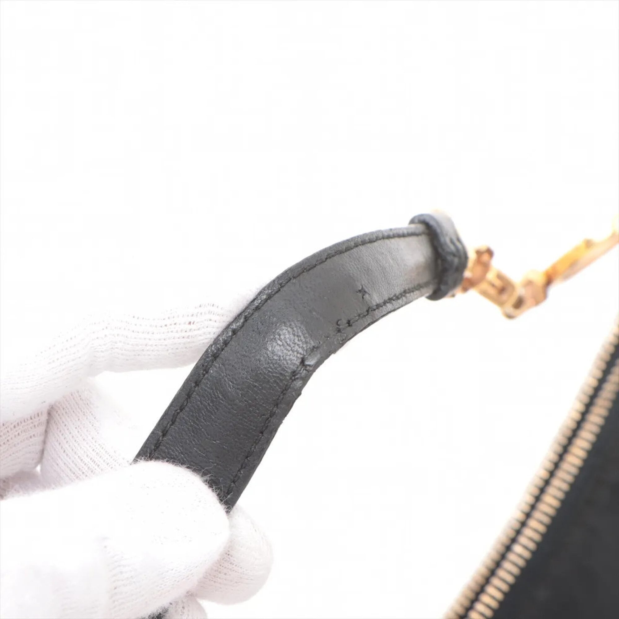Prada Black Nylon Leather Shoulder Bag (Pre-Owned)