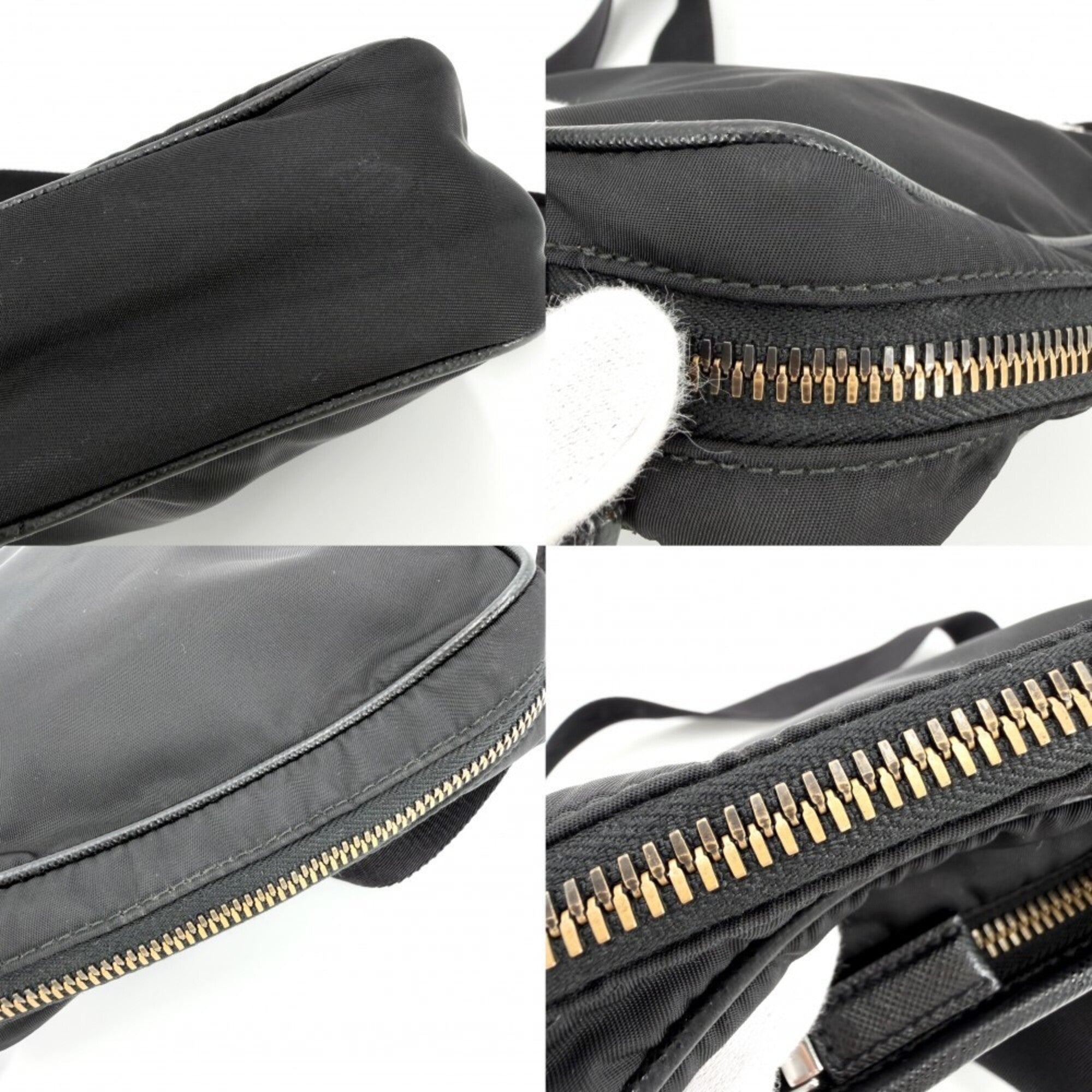 Prada Black Nylon Shoulder Bag (Pre-Owned)