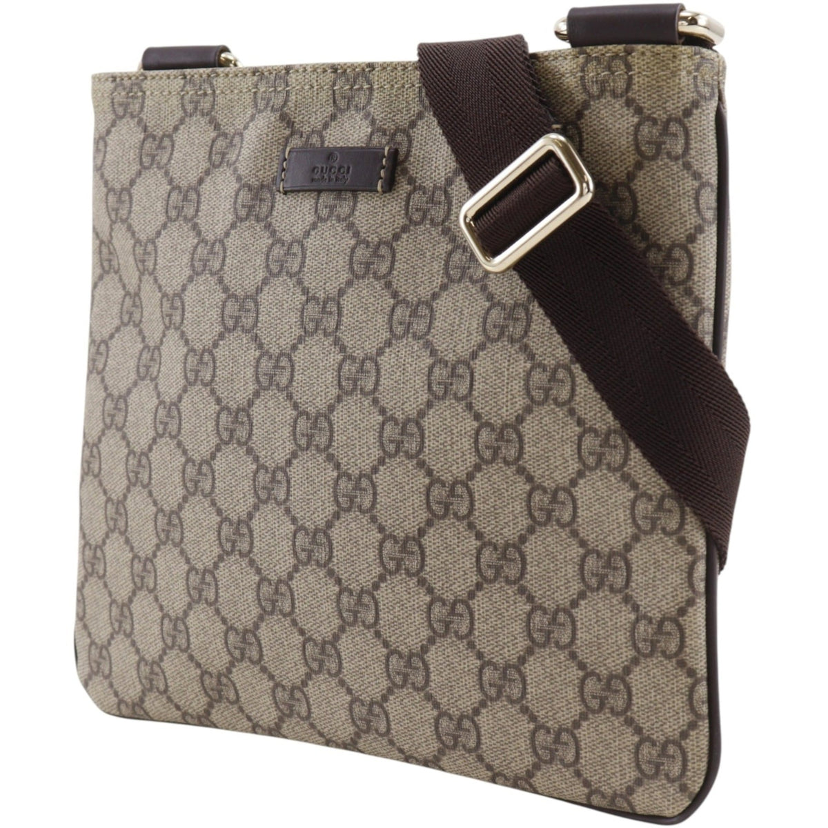 Gucci Brown Gg Supreme Shoulder Bag (Pre-Owned)