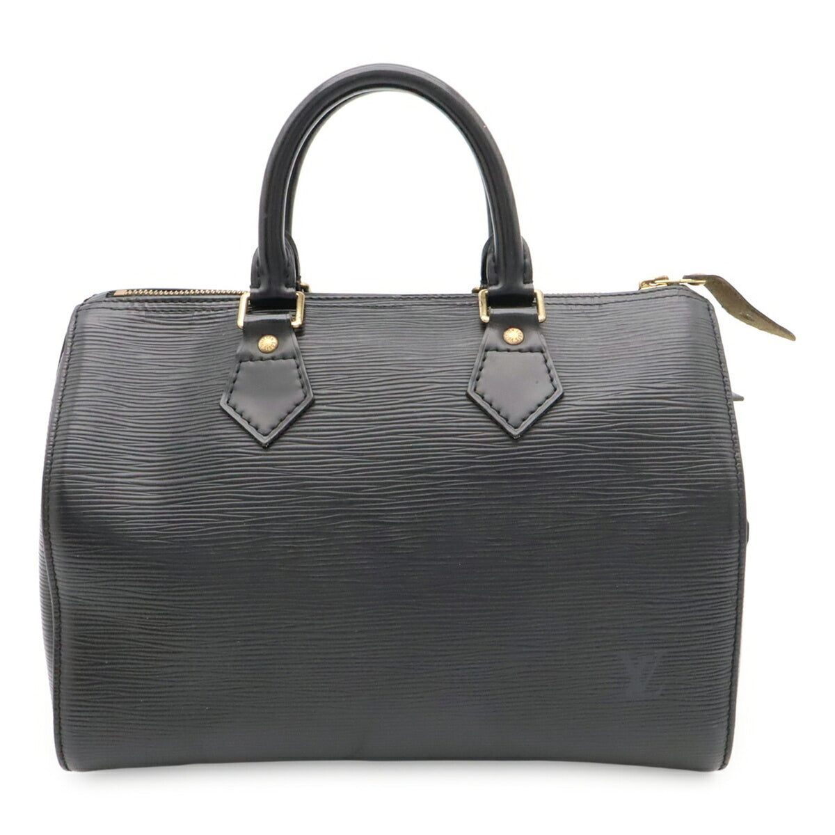 Louis Vuitton Epi Black Noir Epi Leather Boston Bag Handbag (Pre-Owned)