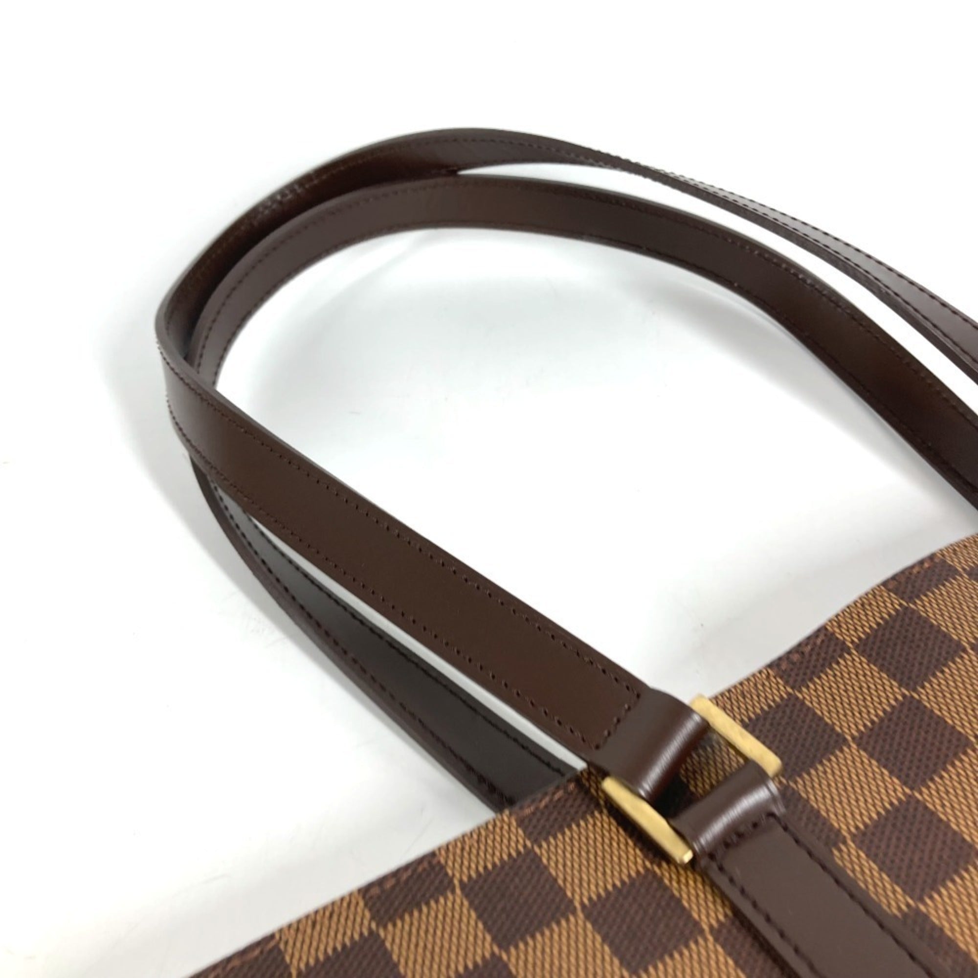 Louis Vuitton Brown Damier Canvas Ebene Damier Canvas Shoulder Bag Tote Bag (Pre-Owned)
