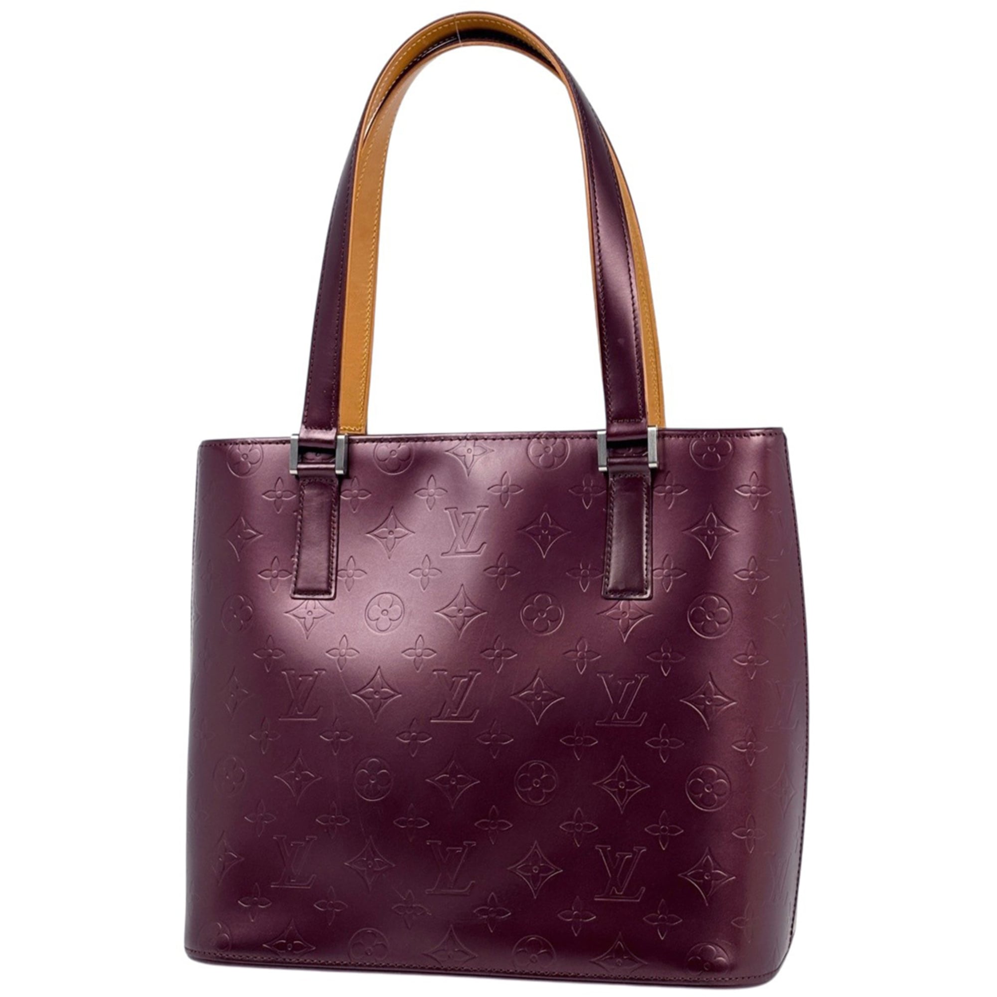 Louis Vuitton Violet Monogram Mat Shoulder Bag Tote Bag (Pre-Owned)