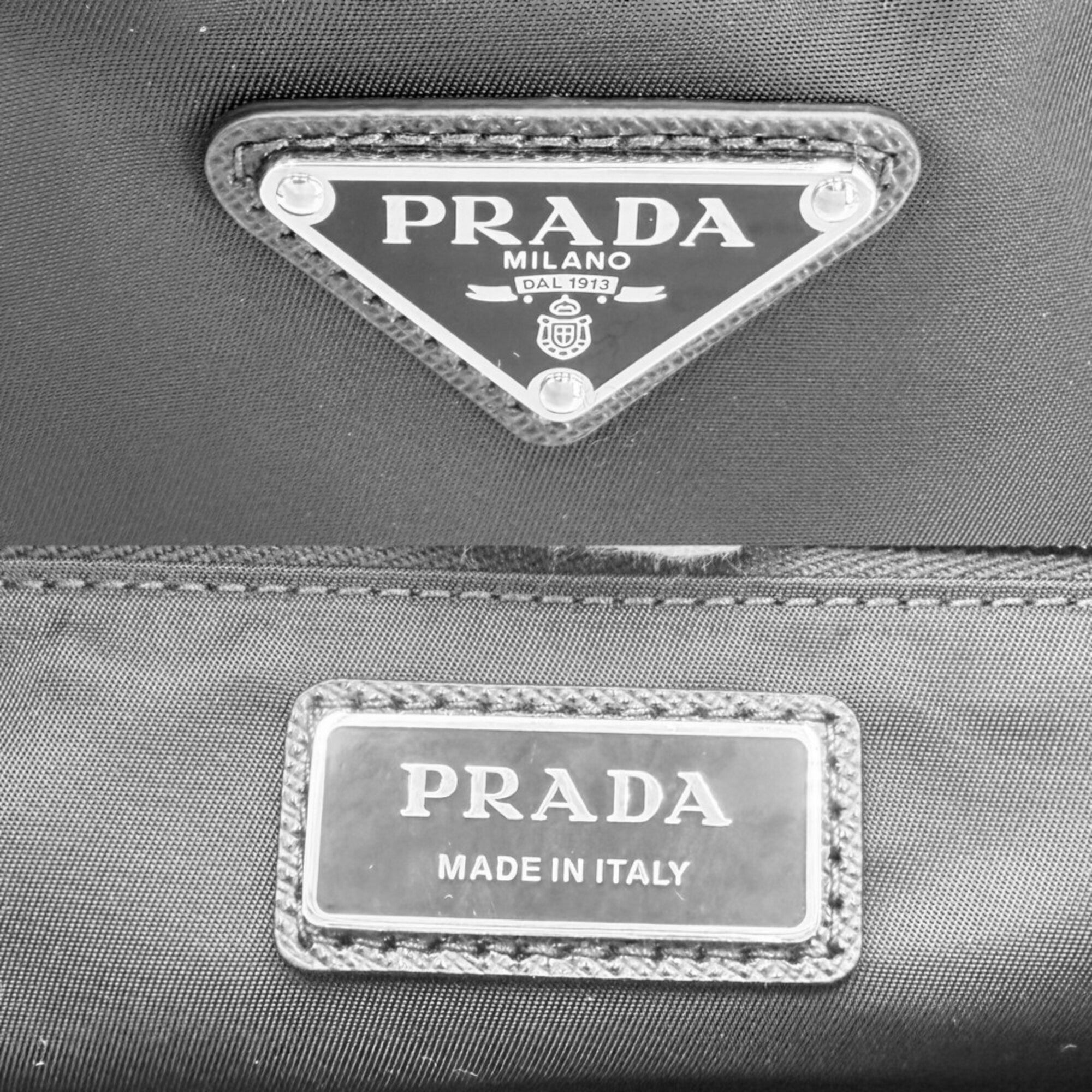 Prada Black Nylon Shoulder Bag (Pre-Owned)