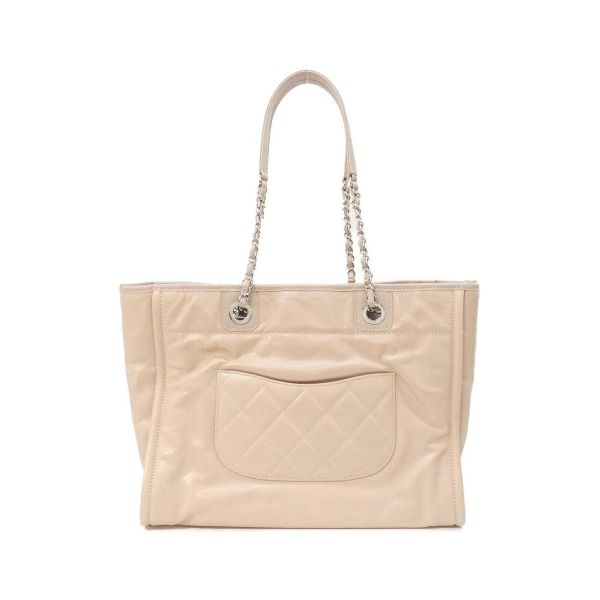 Chanel Pink Leather Grained Calfskin Handbag (Pre-Owned)