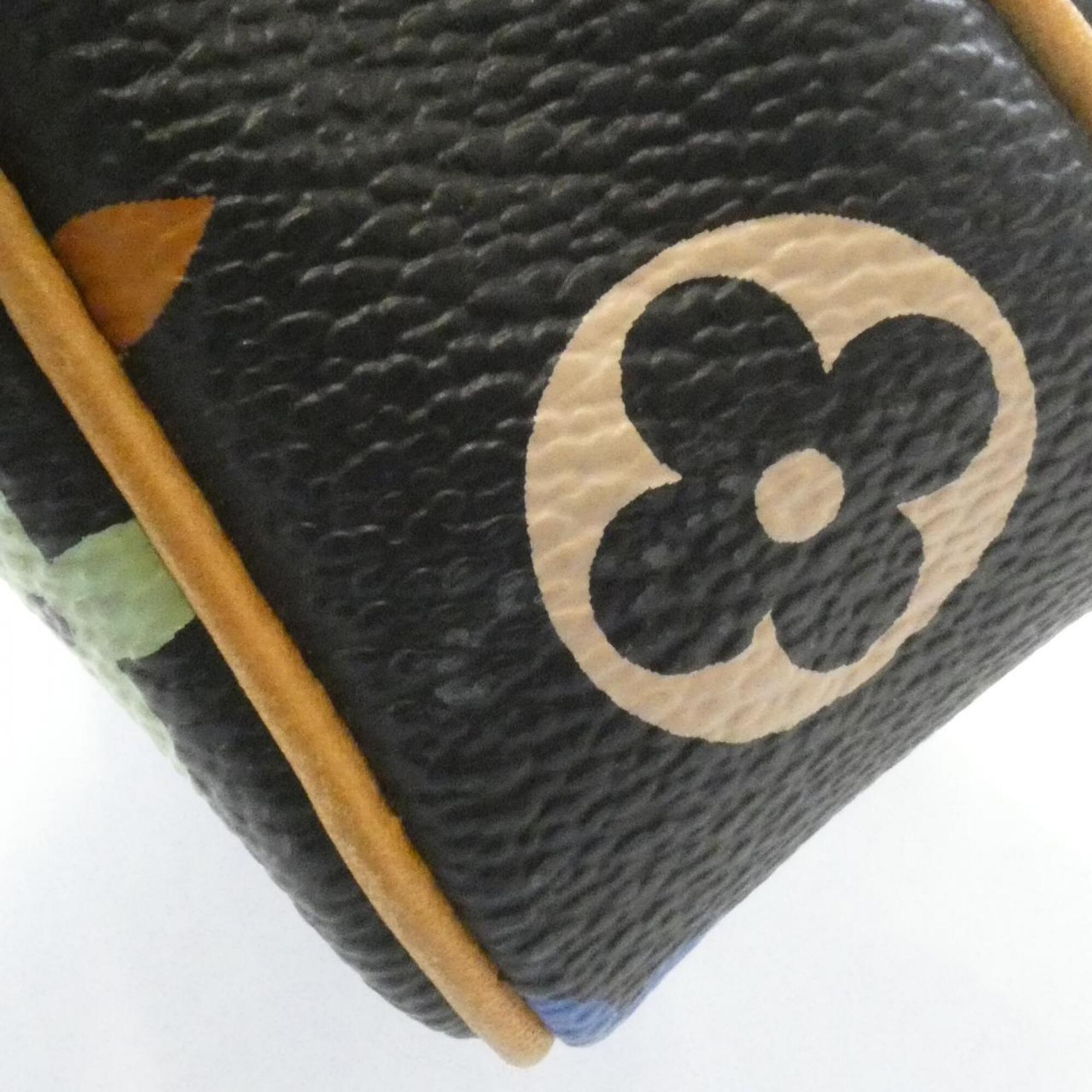 Louis Vuitton Black Coated Canvas Pochette Pouch (Pre-Owned)