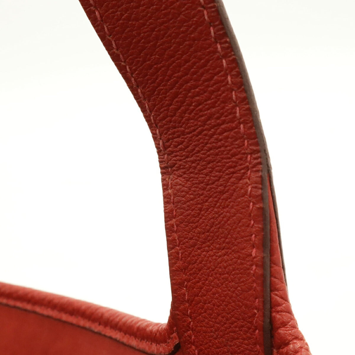 Hermes Multi-Color Red Color Rouge Vif Togo Leather Vibrato Leather Handbag Tote Bag (Pre-Owned)