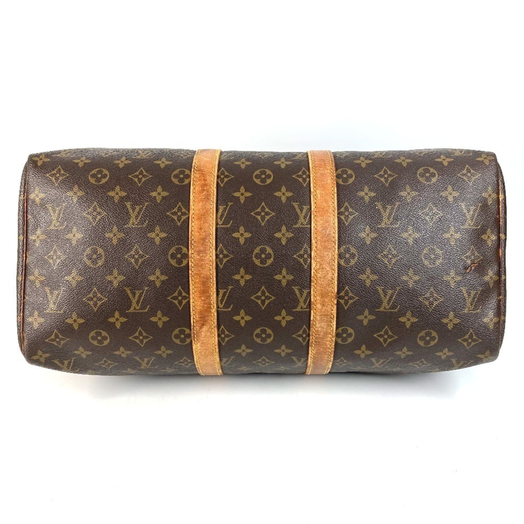 Louis Vuitton Brown Monogram Boston Bag Handbag (Pre-Owned)