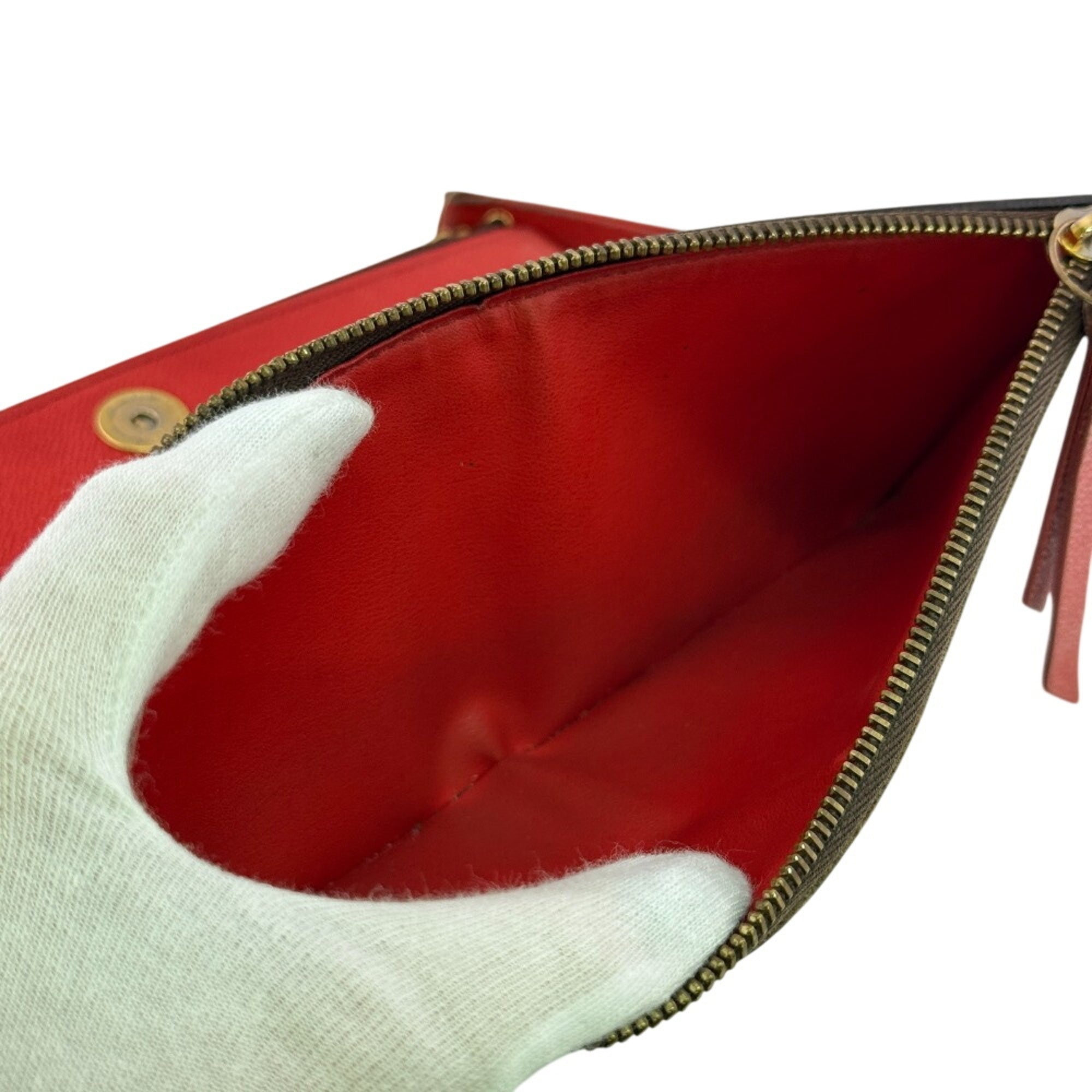 Louis Vuitton Monogram Brown Coquelicots Monogram Monogram Long Wallet (Bi-Fold) (Pre-Owned)