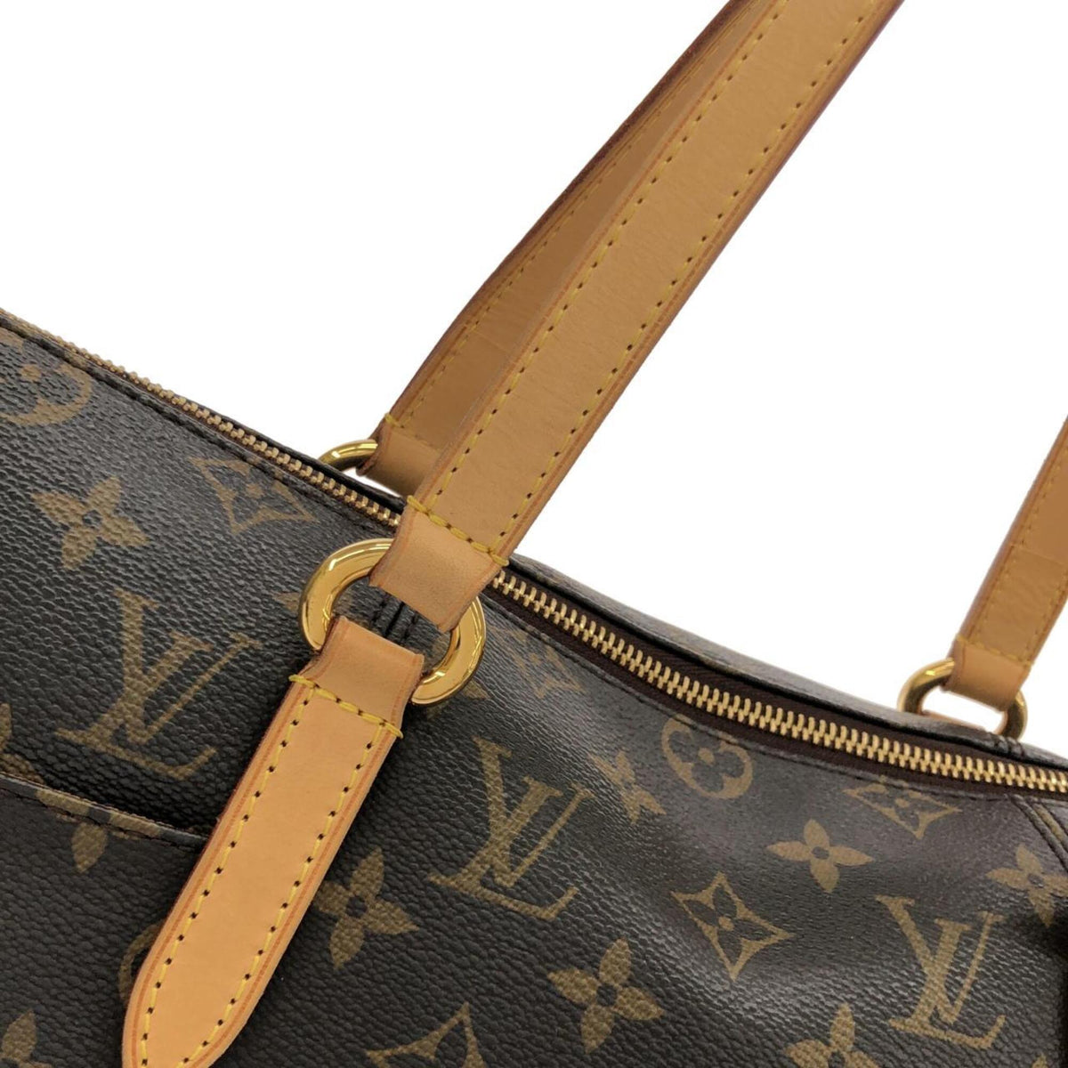 Louis Vuitton Marron Coated Canvas Handbag (Pre-Owned)