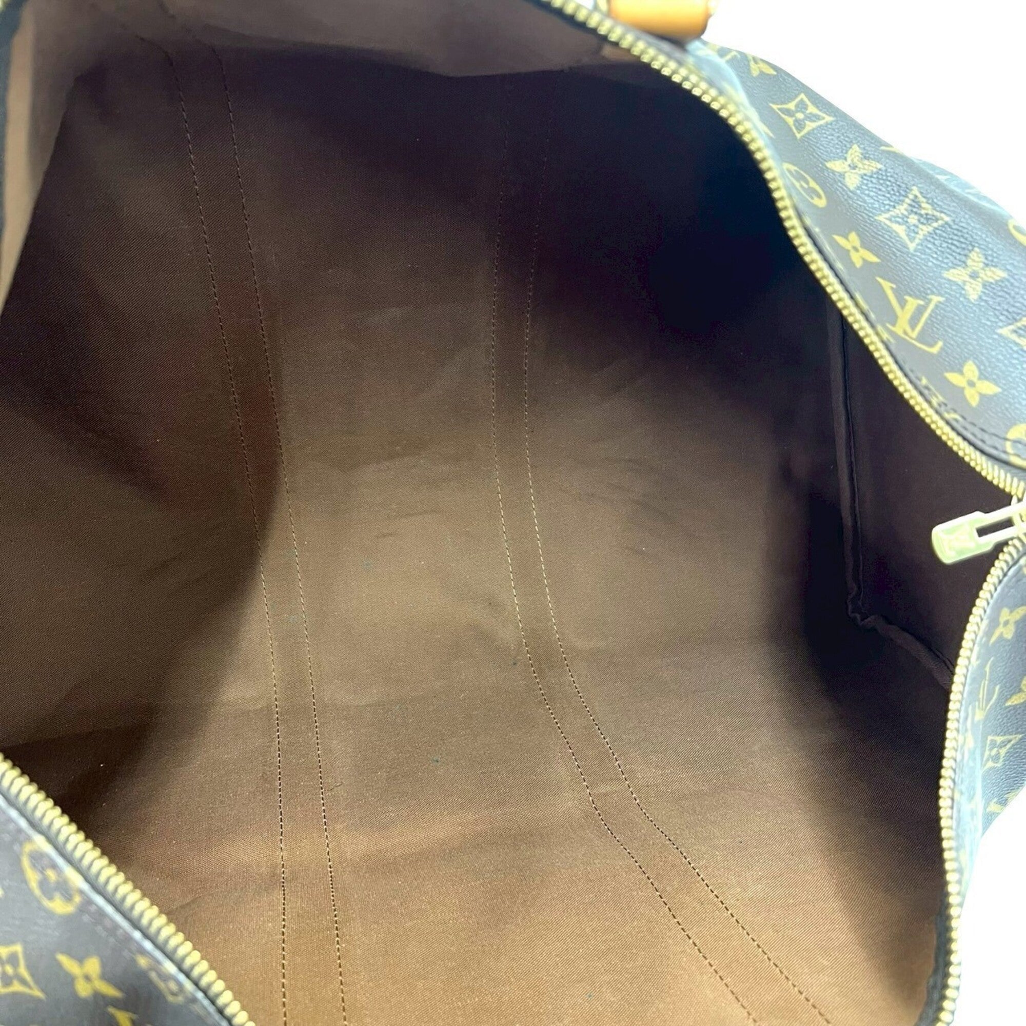 Louis Vuitton Brown Leather Pvc Boston Bag (Pre-Owned)