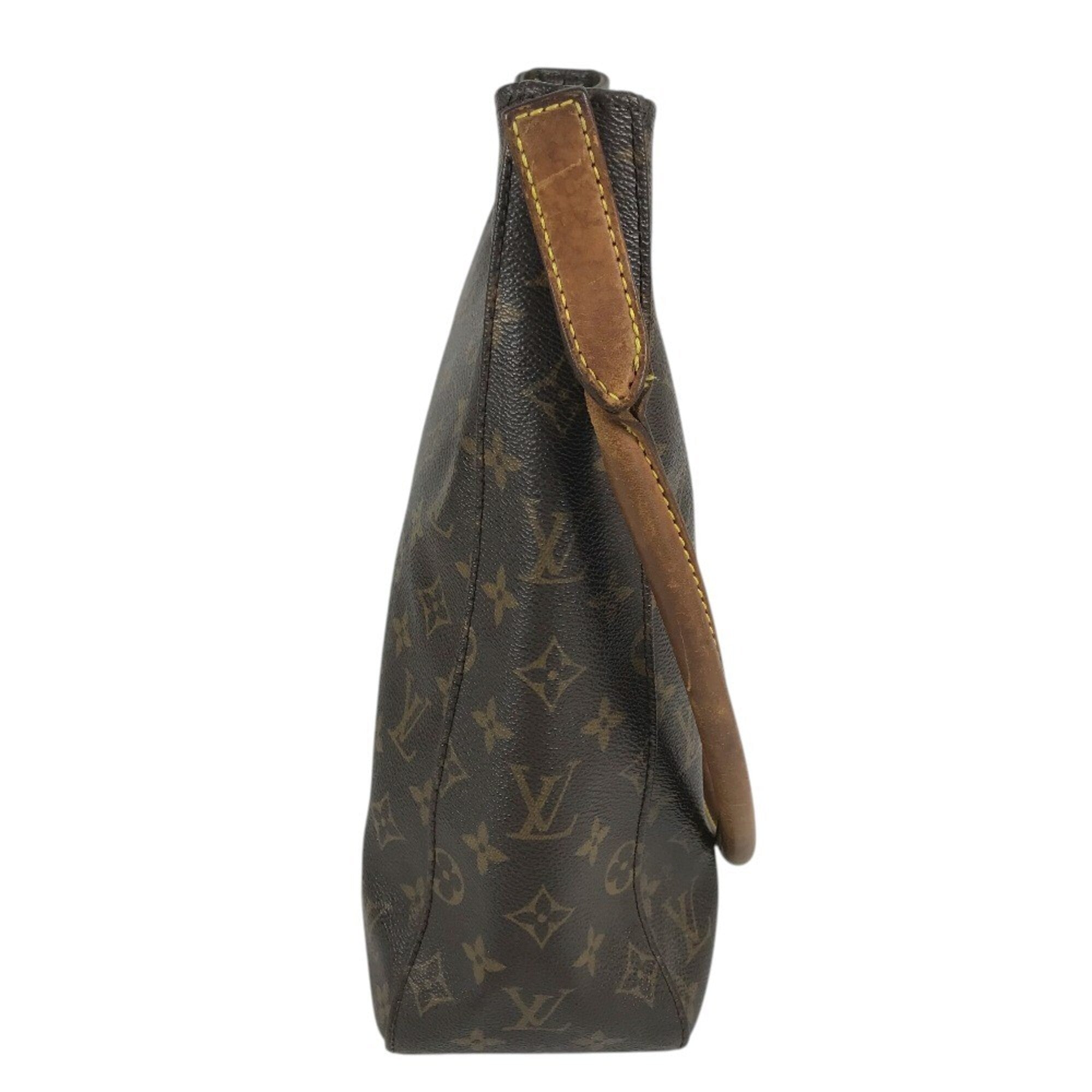 Louis Vuitton Brown Monogram Canvas Handbag Shoulder Bag (Pre-Owned)