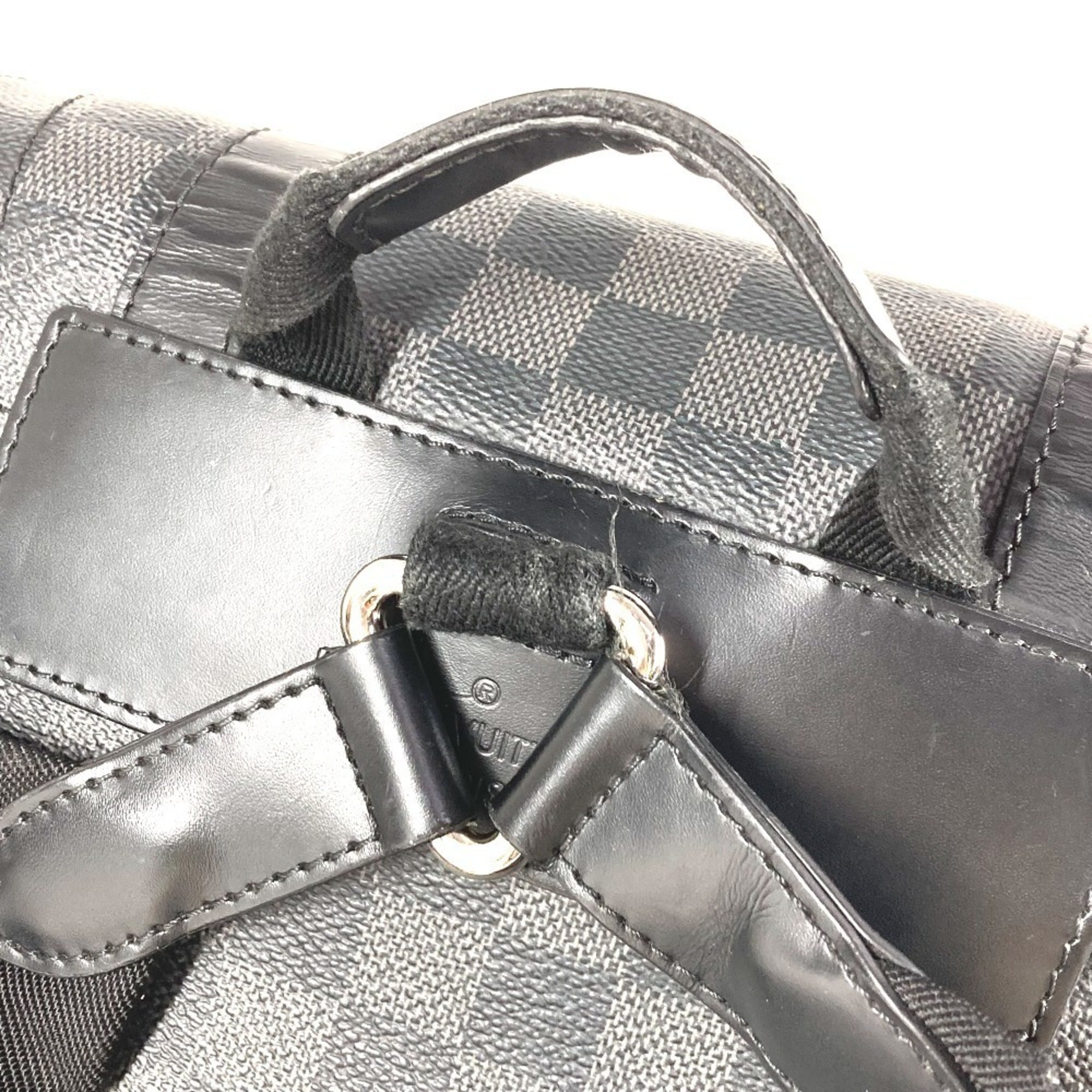 Louis Vuitton Black Damier Graphite Backpack (Pre-Owned)