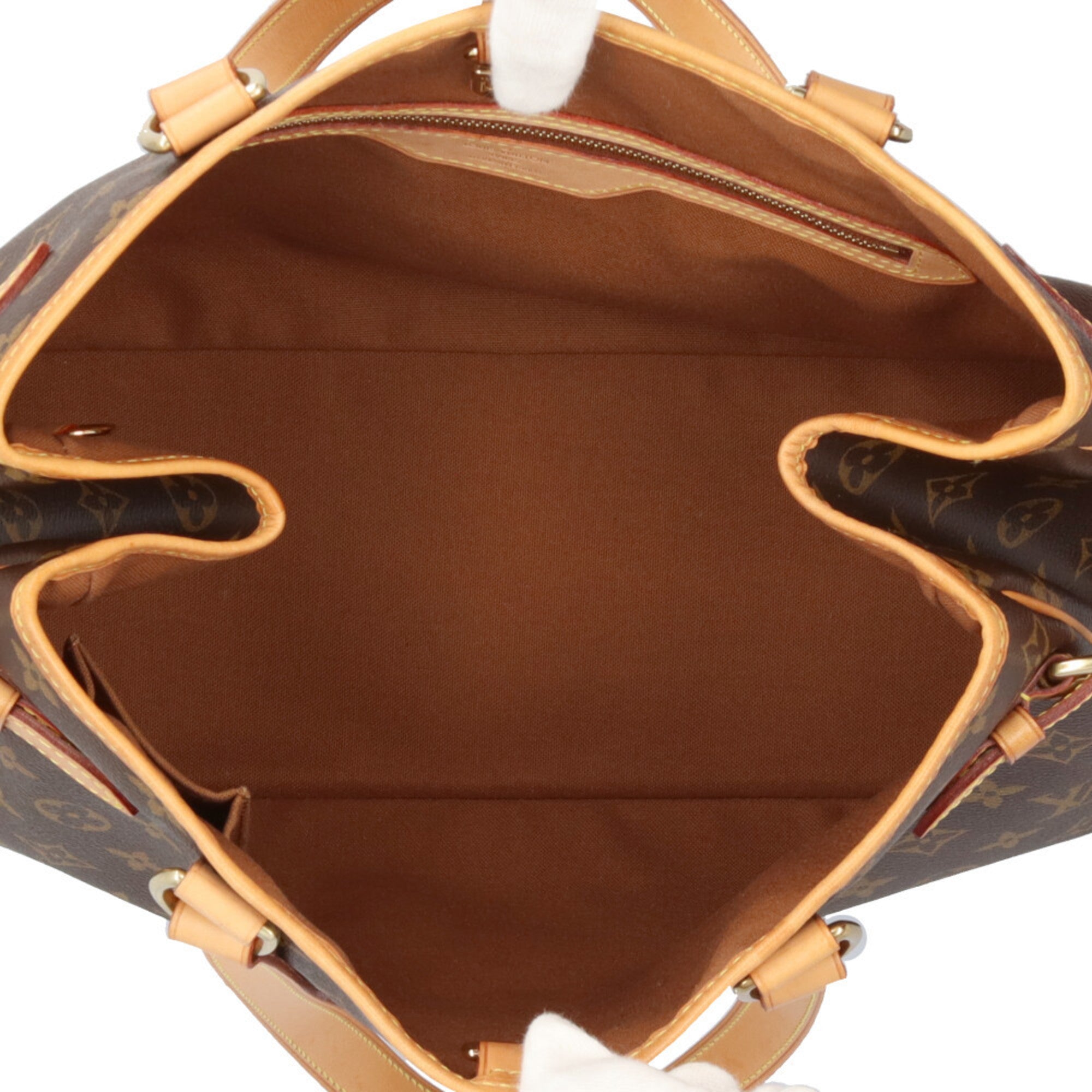 Louis Vuitton Brown Monogram Canvas Shoulder Bag (Pre-Owned)