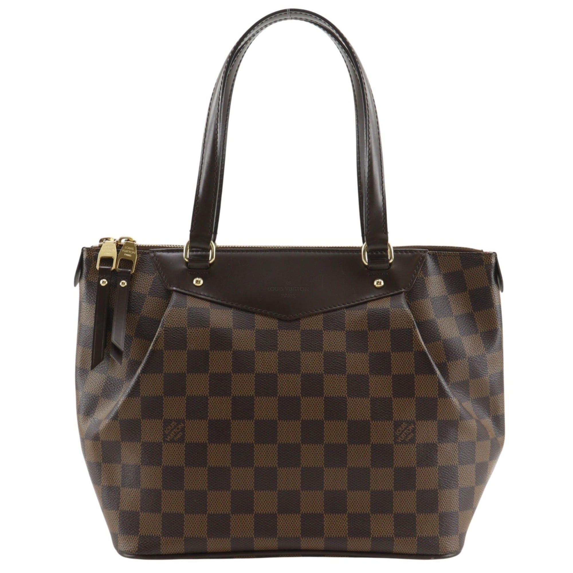 Louis Vuitton Damier Brown Damier Canvas Tote Bag (Pre-Owned)