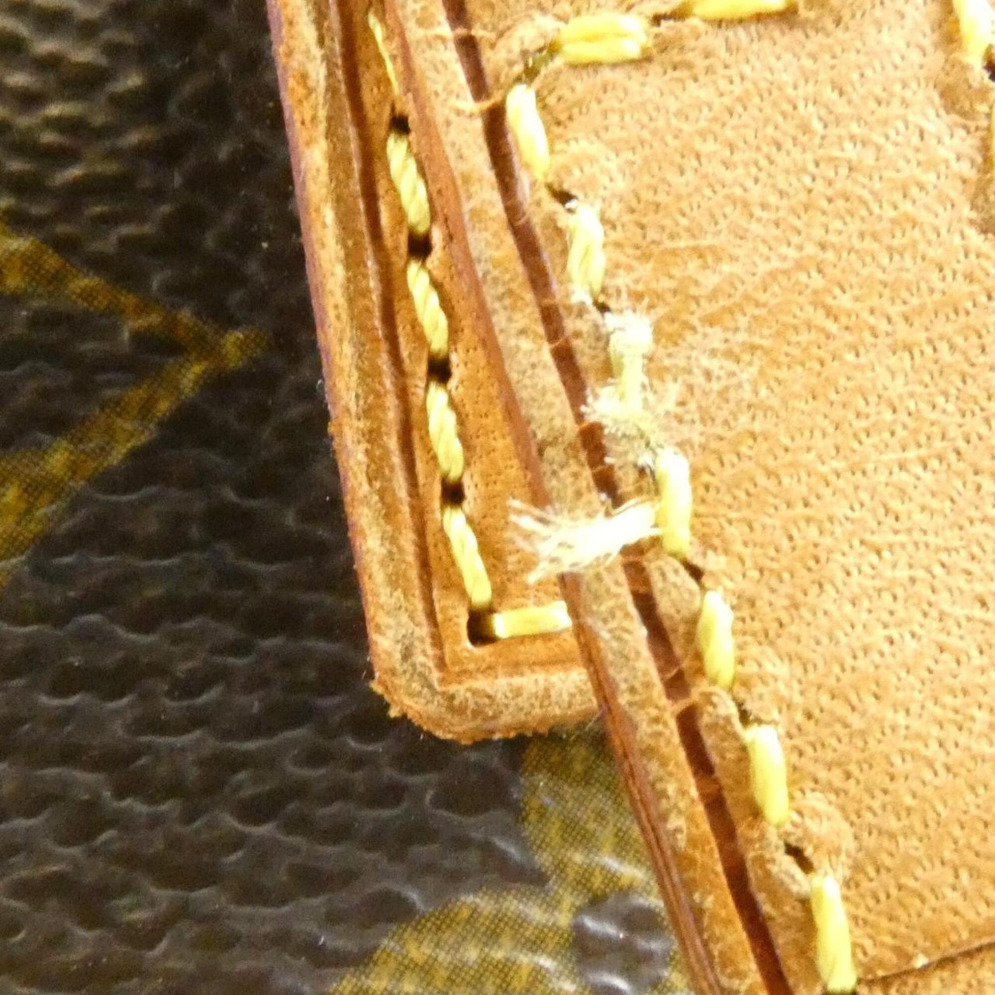 Louis Vuitton Brown Coated Canvas Handbag (Pre-Owned)