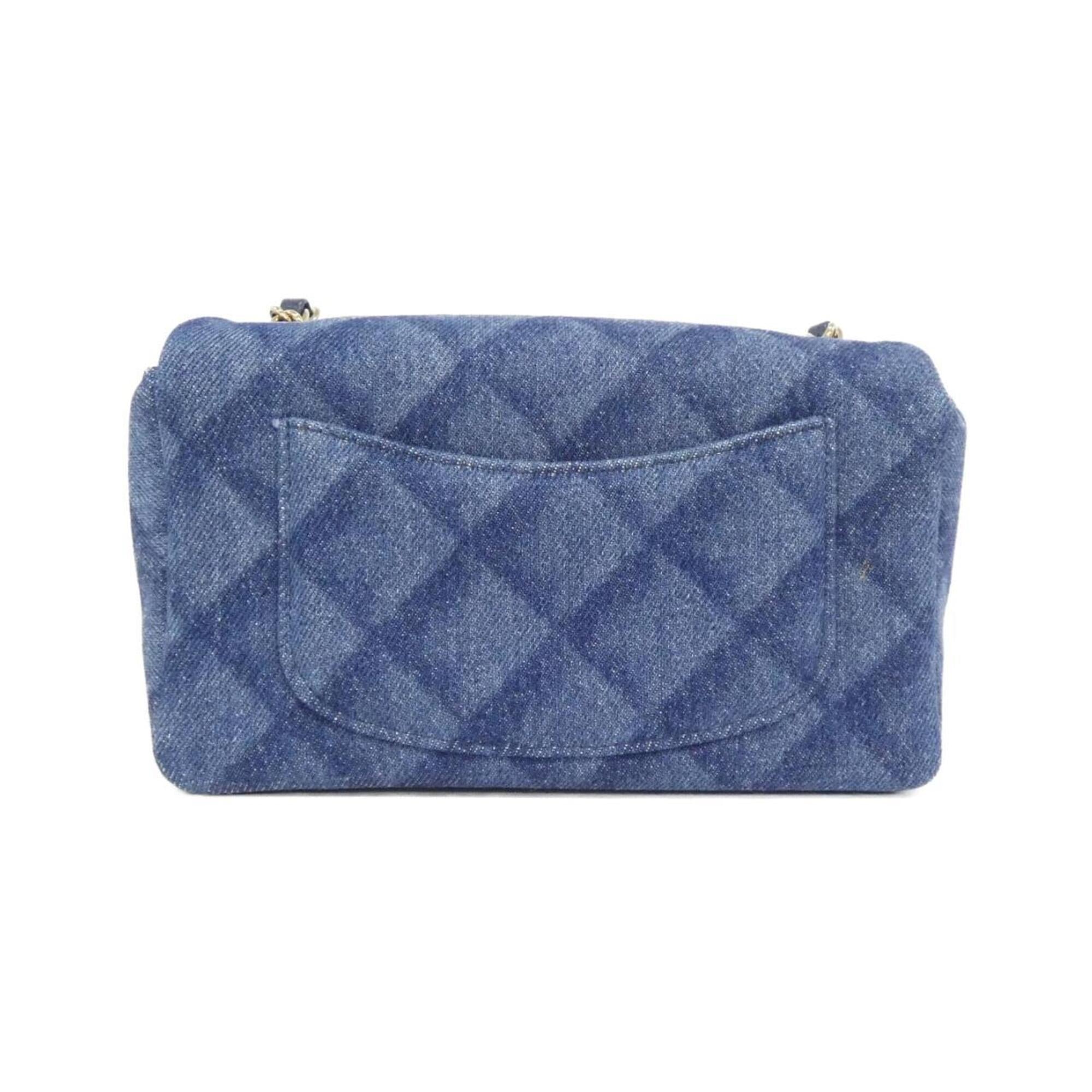 Chanel Blue Denim Shoulder Bag (Pre-Owned)