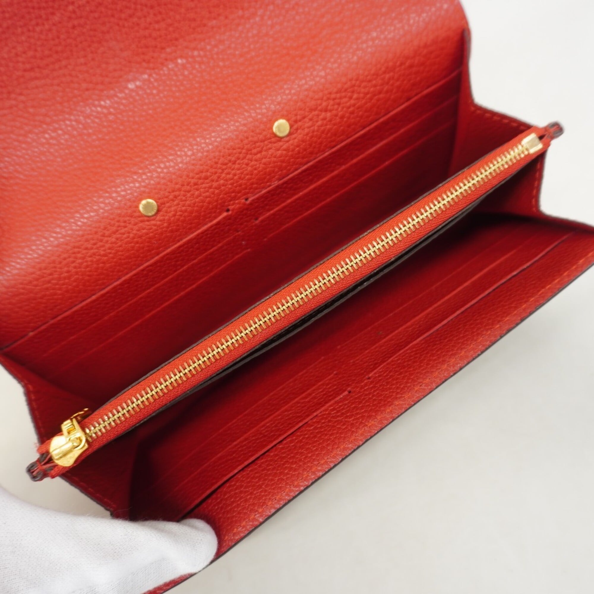 Louis Vuitton Cerise Long Wallet (Bi-Fold) (Pre-Owned)
