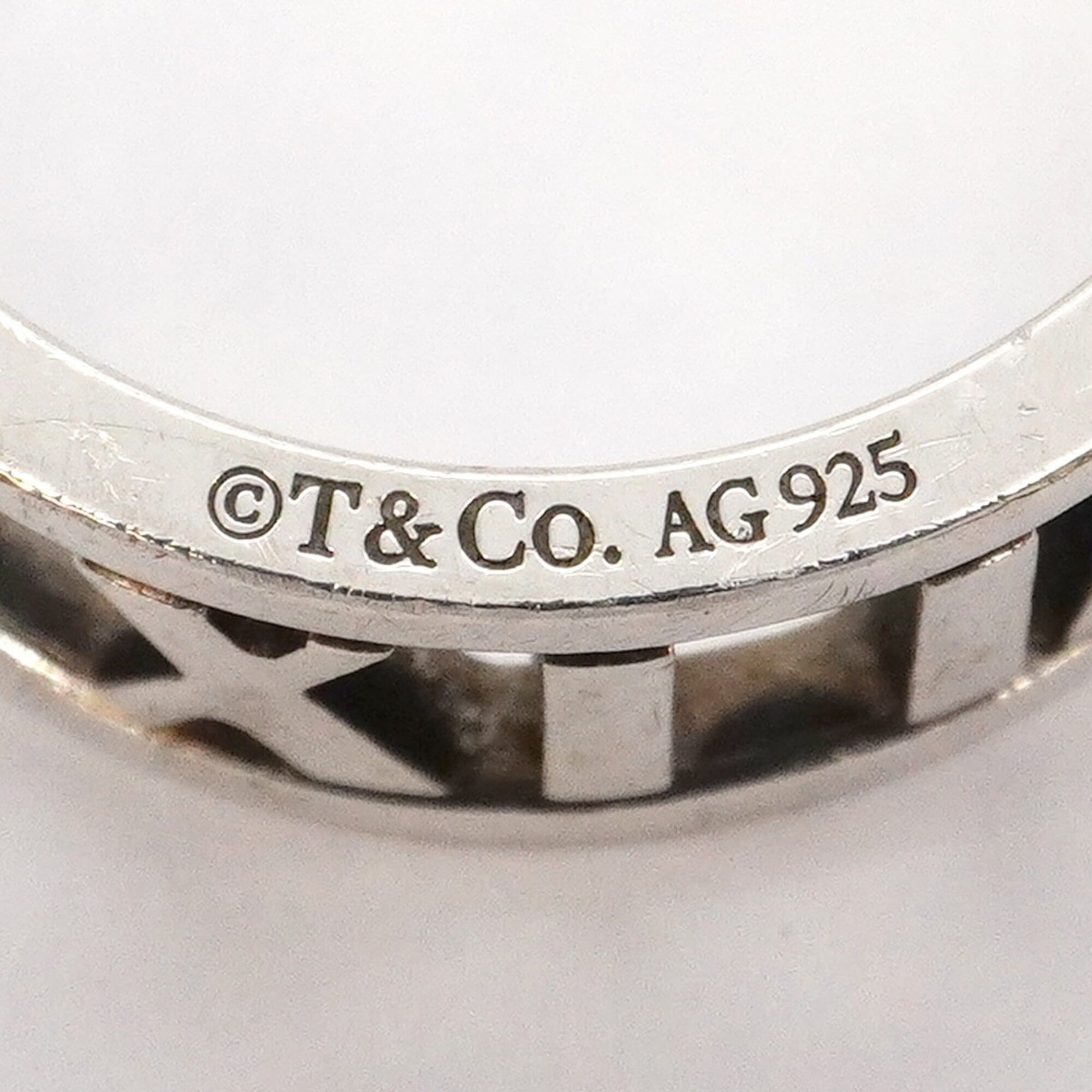 Tiffany Silver 925 Band Ring (Pre-Owned)