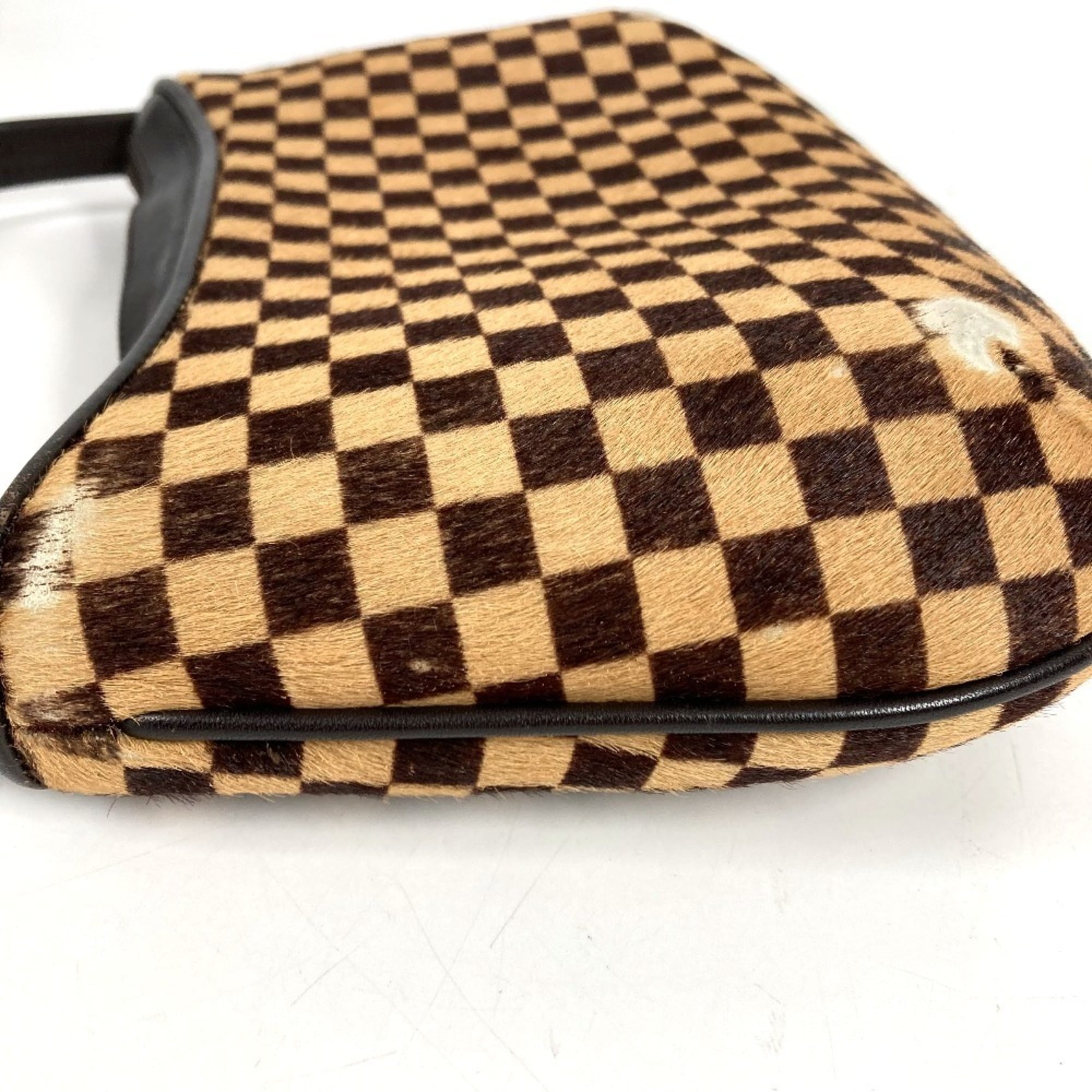 Louis Vuitton Taiga Brown Leather Handbag Pouch (Pre-Owned)