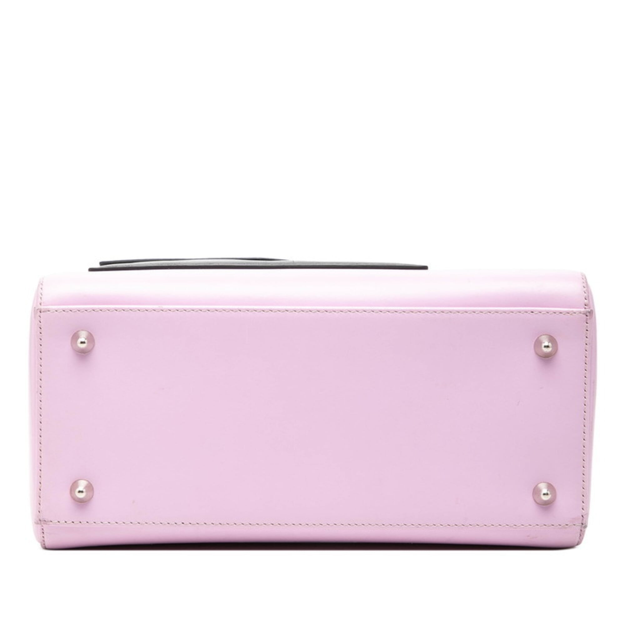 Christian Dior Multi-Color Pink Leather Handbag Shoulder Bag (Pre-Owned)