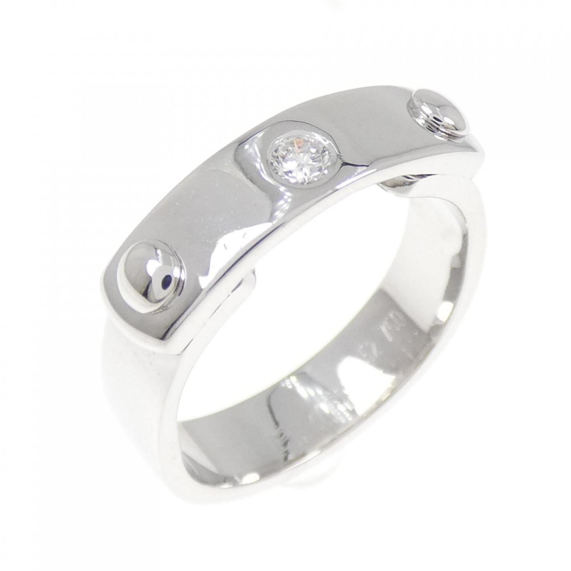 Hermes White Gold (18K) Band Ring (Pre-Owned)
