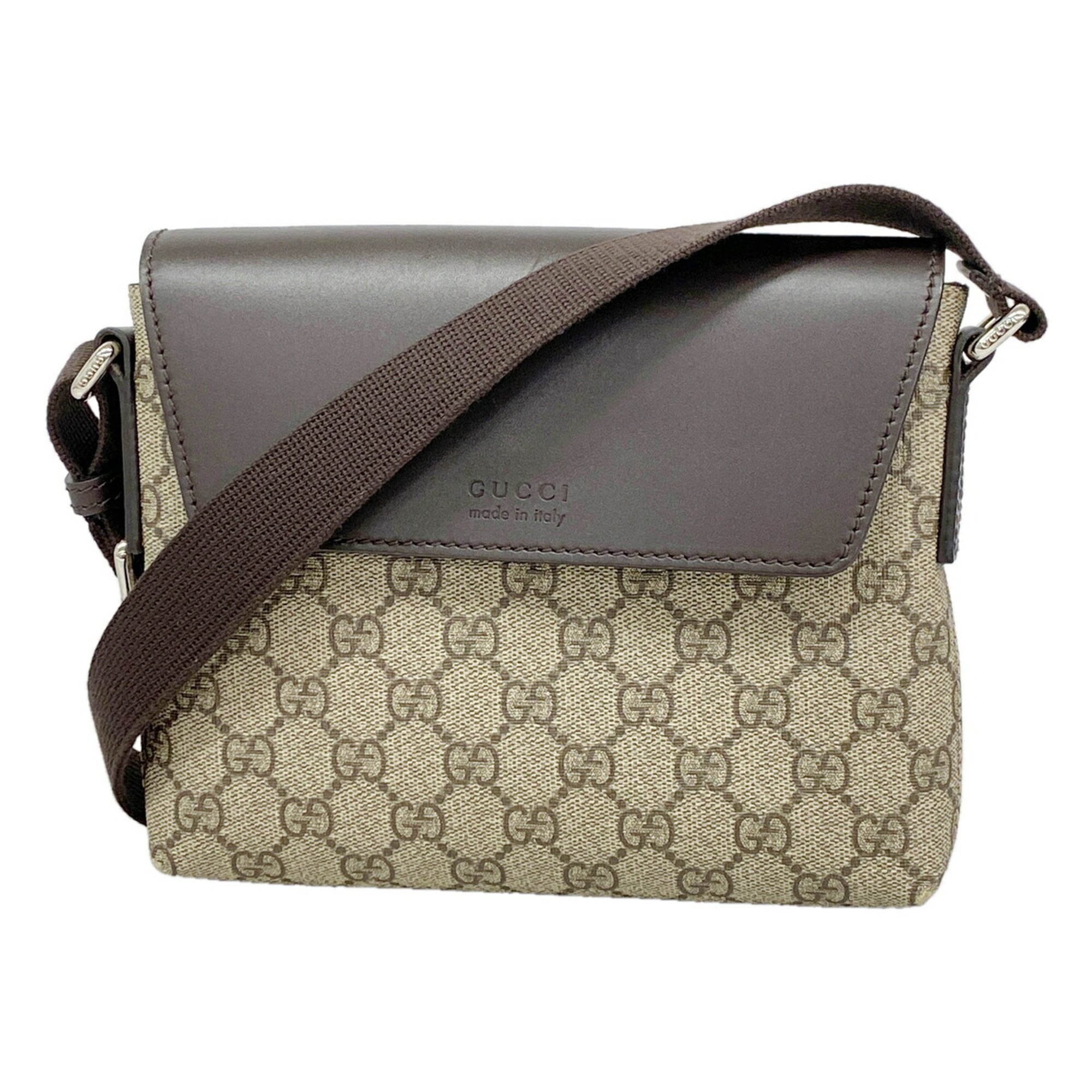 Gucci Brown Pvc Shoulder Bag (Pre-Owned)