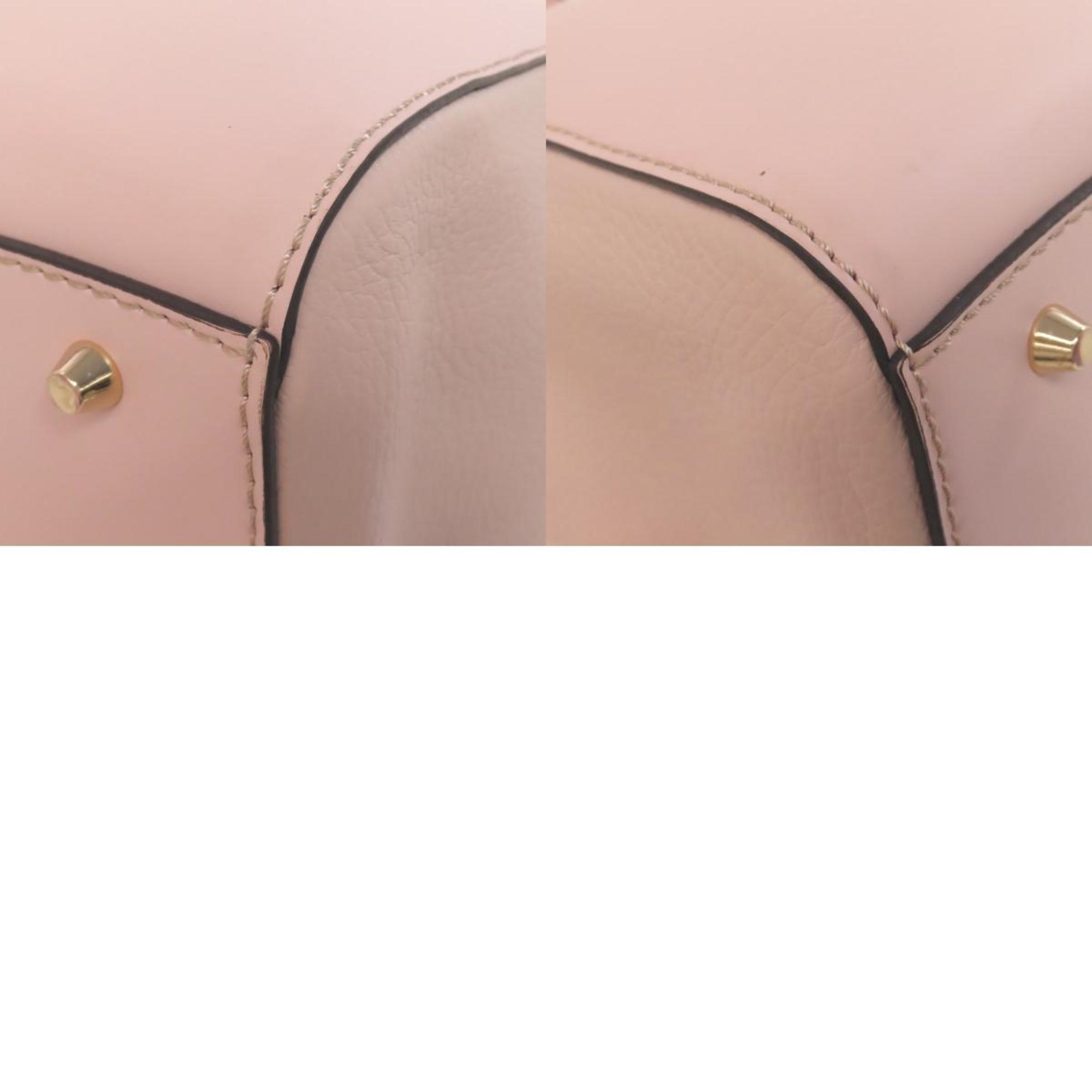 Furla Pink Leather Tote Bag (Pre-Owned)