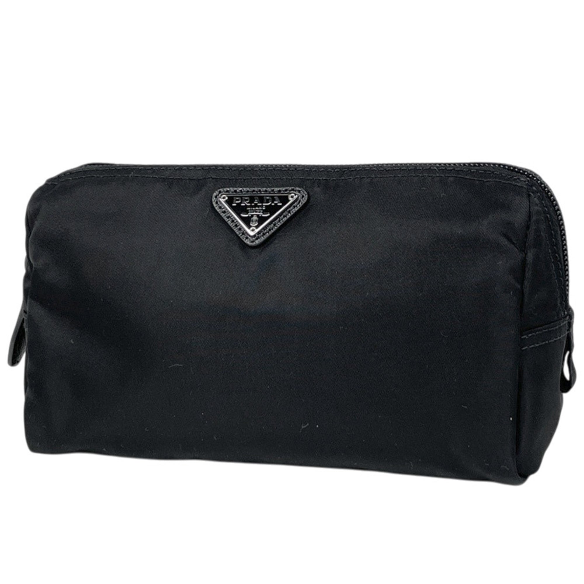 Prada Black Leather Pouch (Pre-Owned)