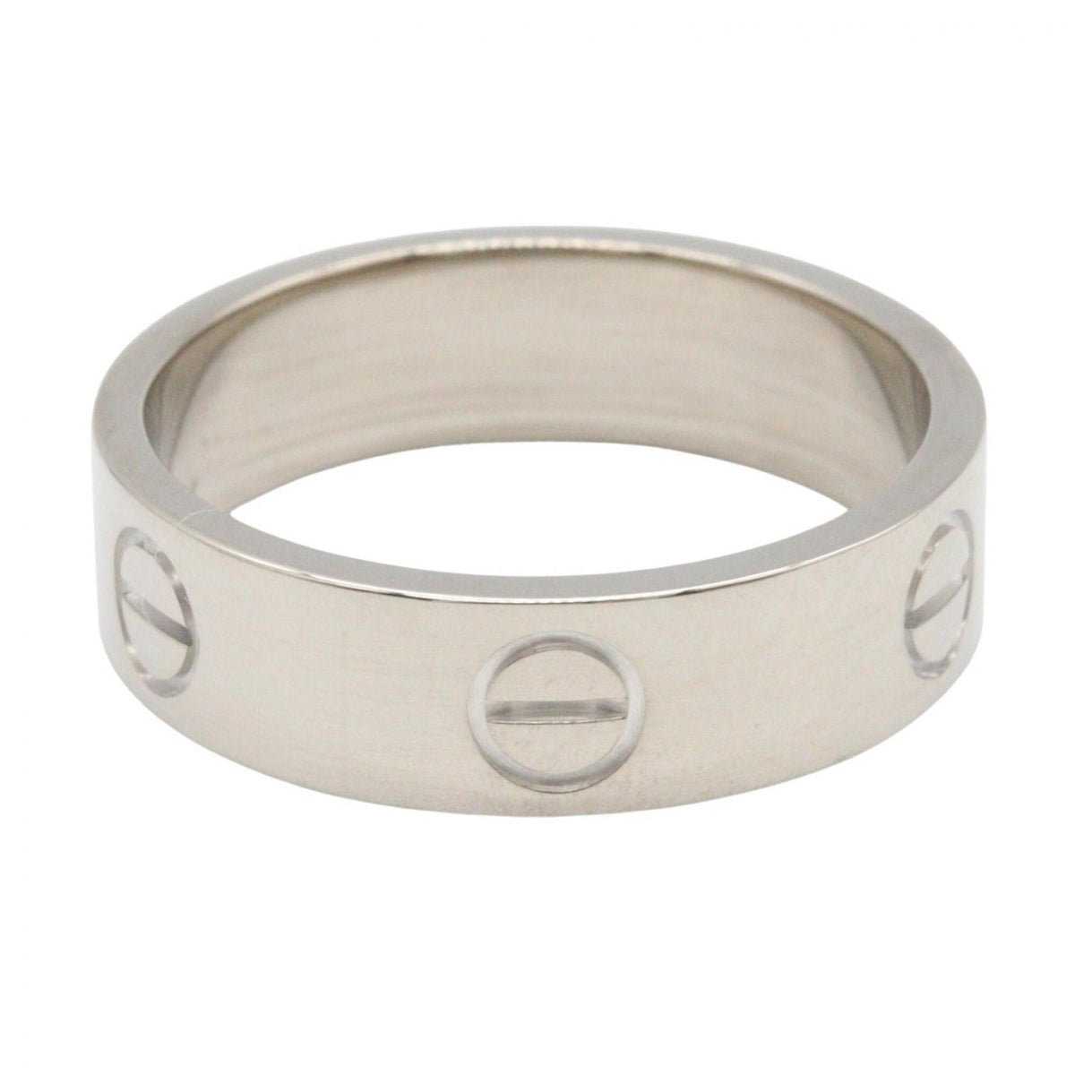 Cartier Silver White Gold (18K) Band Ring (Pre-Owned)