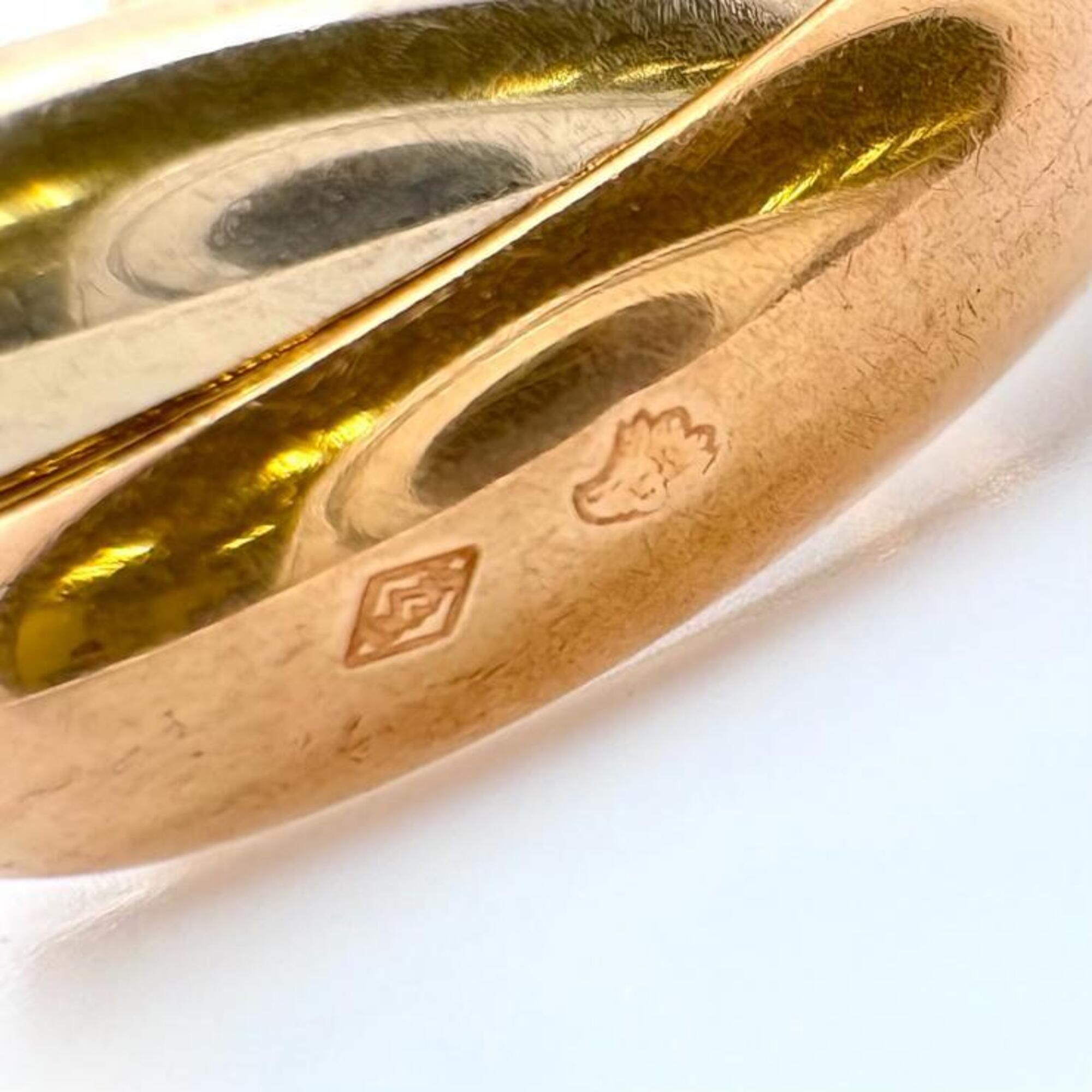 Cartier Pink Gold White Gold Yellow Gold Yellow Gold (18K) Pink Gold (18K) White Gold (18K) Band Ring (Pre-Owned)