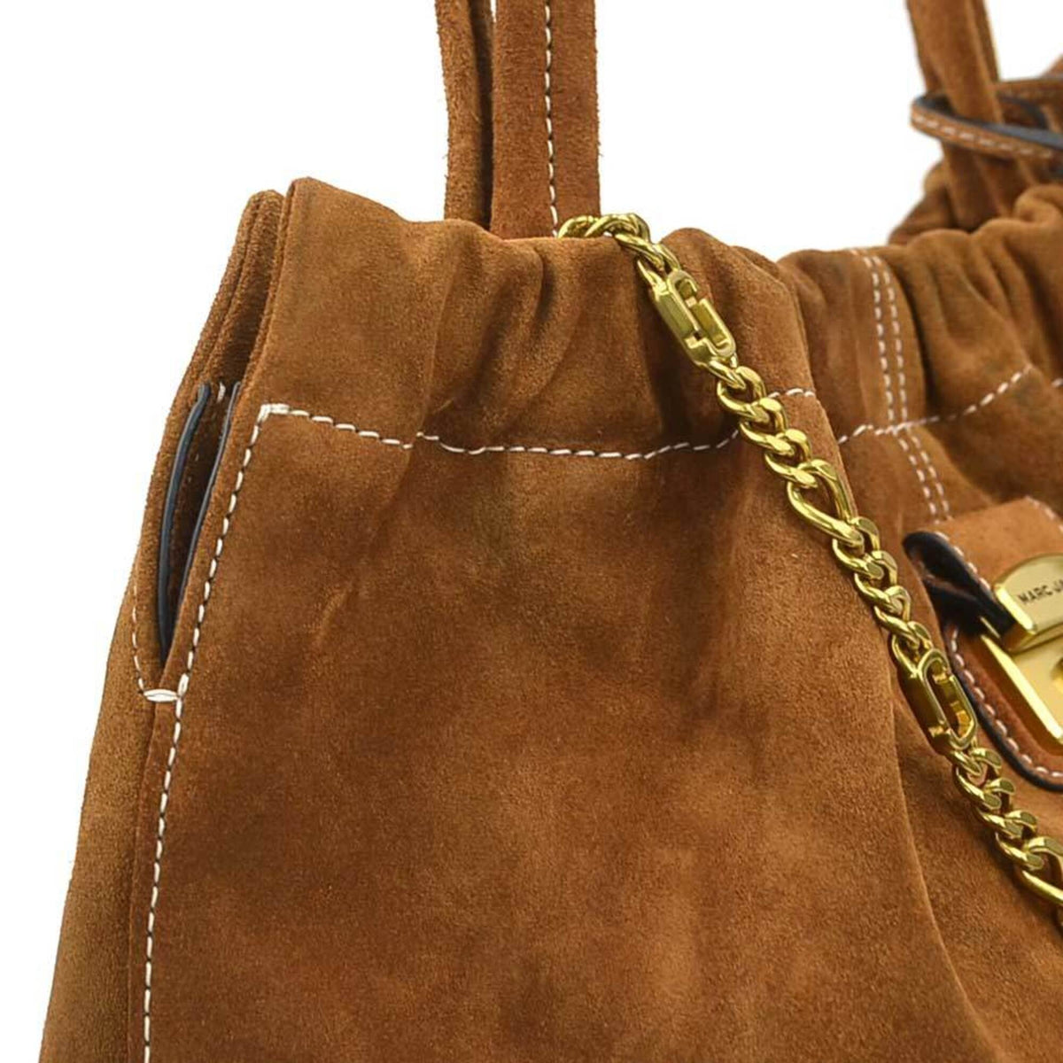 Marc Jacobs Brown Suede Handbag (Pre-Owned)