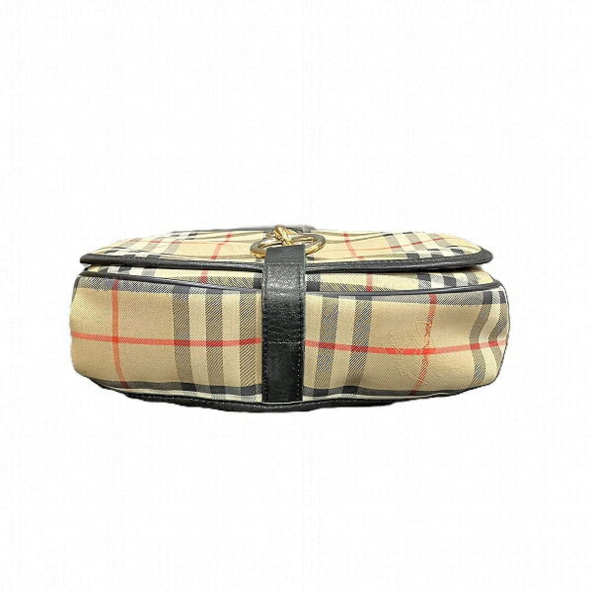 Burberry Beige Canvas Handbag Shoulder Bag (Pre-Owned)