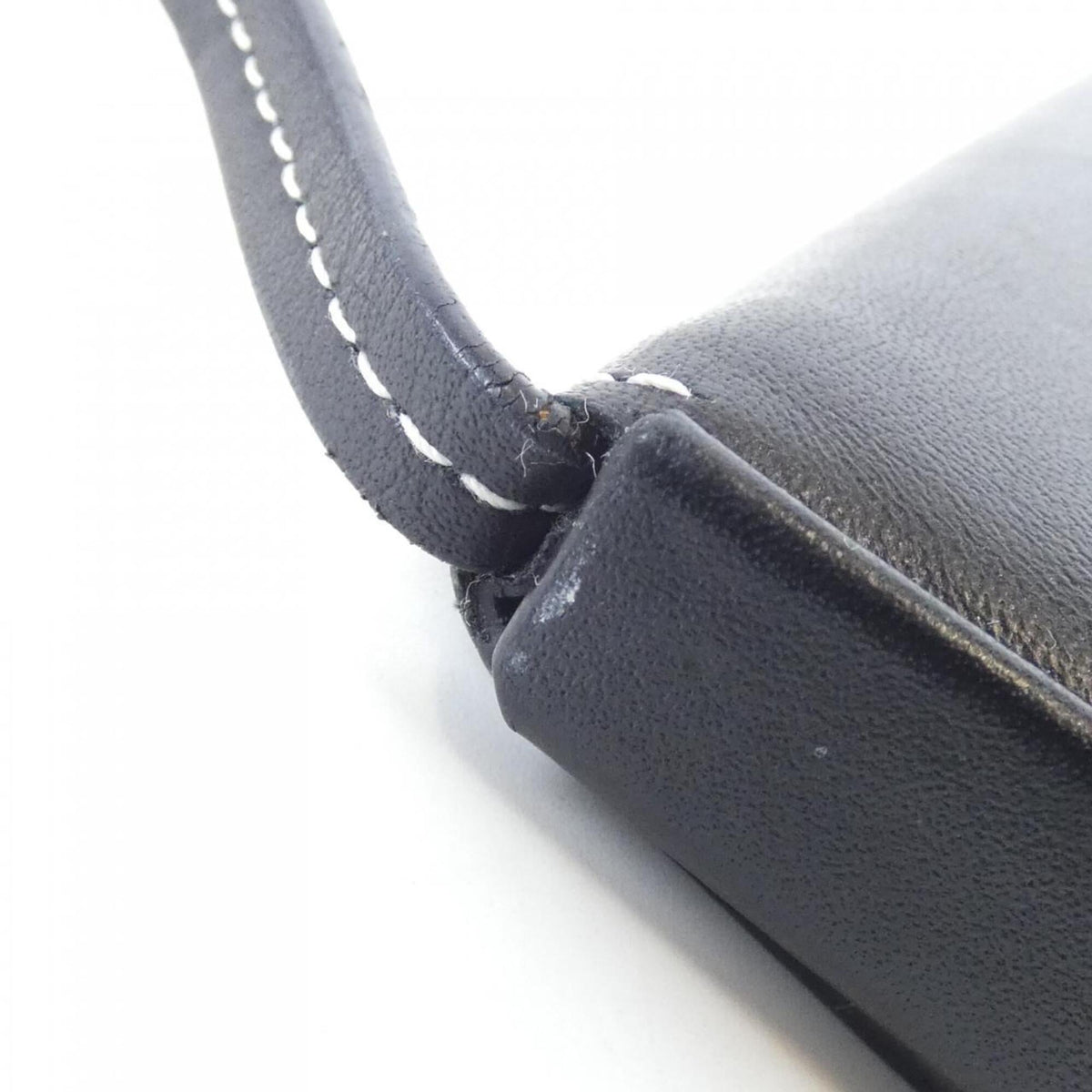 Loewe Black Leather Handbag Pouch Shoulder Bag (Pre-Owned)