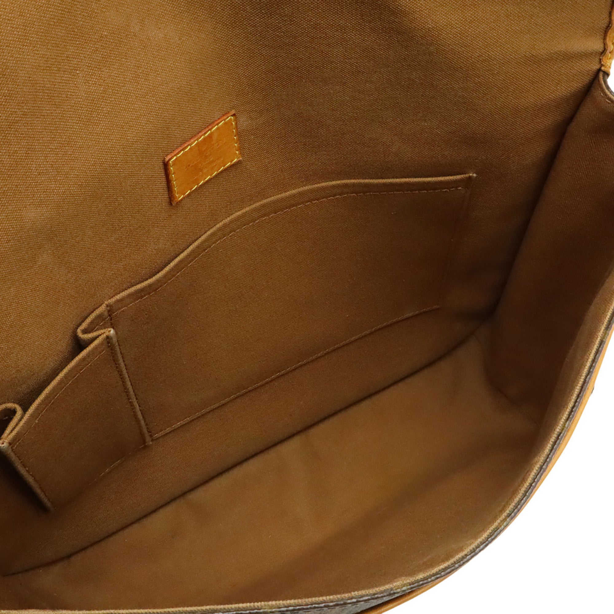 Louis Vuitton Brown Monogram Canvas Pvc Coated Canvas Handbag Shoulder Bag (Pre-Owned)