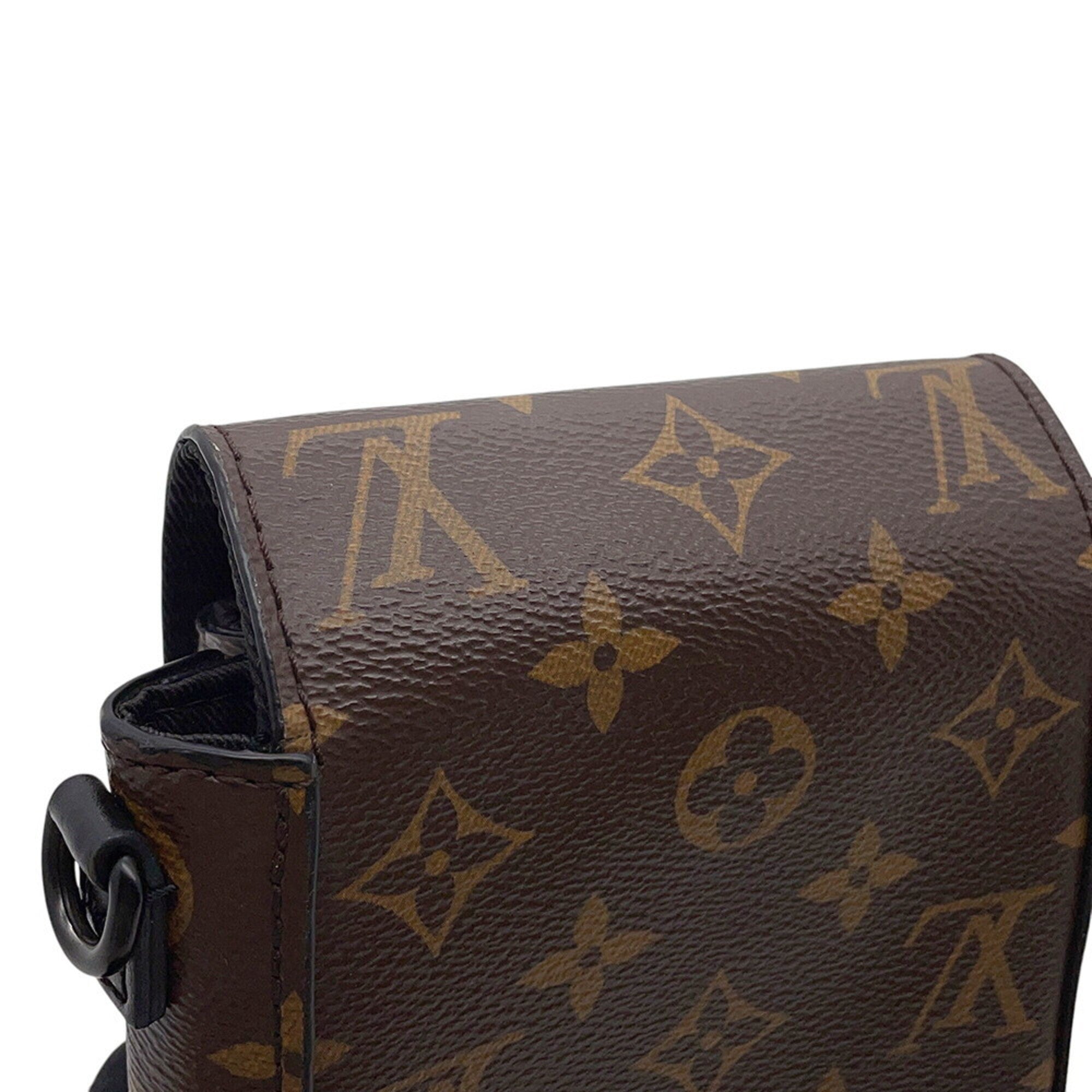 Louis Vuitton Monogram Macassar Black Monogram Macassar Noir Handbag Shoulder Bag (Pre-Owned)