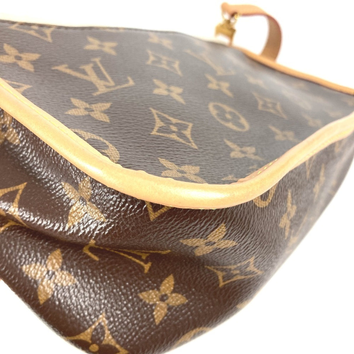 Louis Vuitton Brown Monogram Shoulder Bag Tote Bag (Pre-Owned)