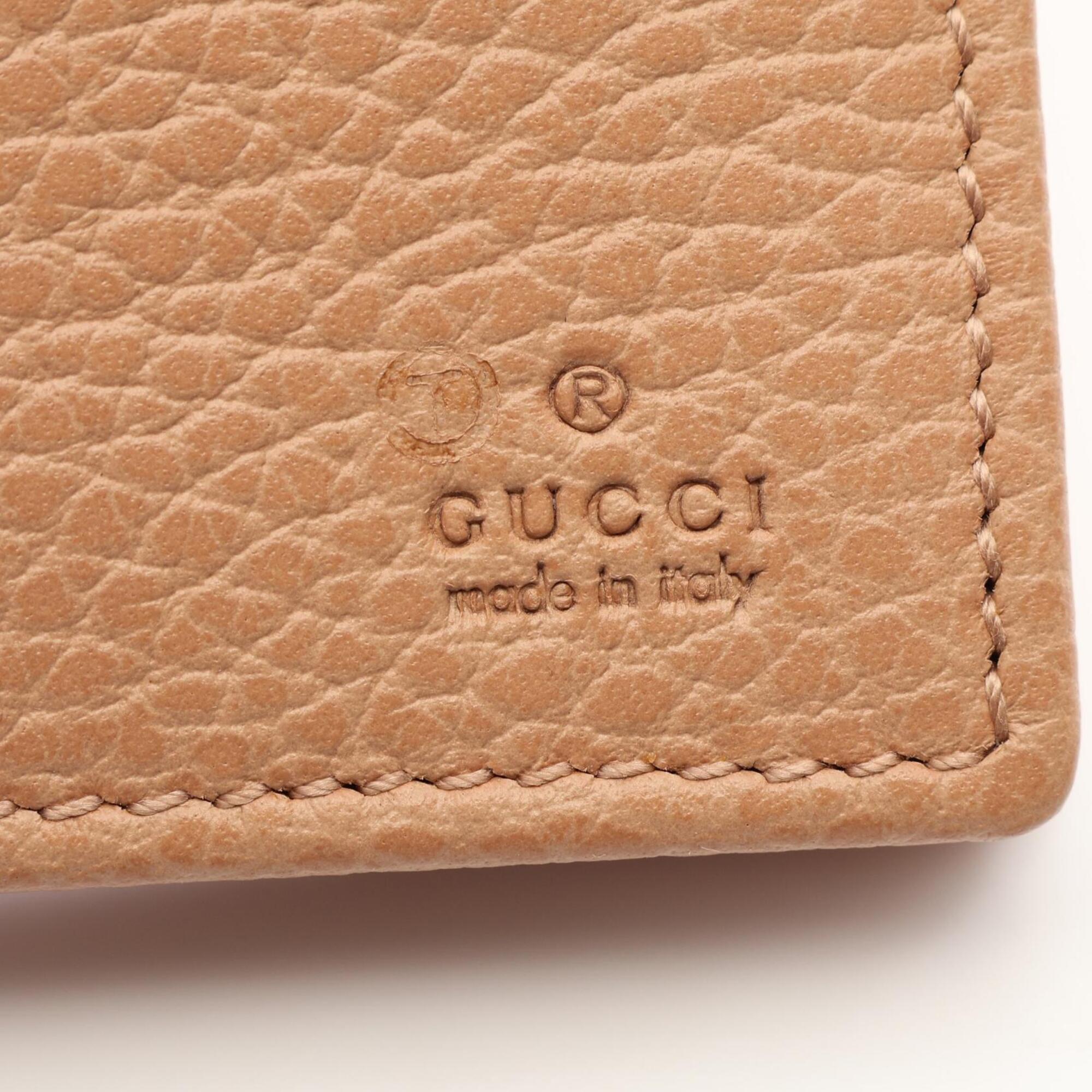 Gucci Pink Leather Shoulder Bag (Pre-Owned)