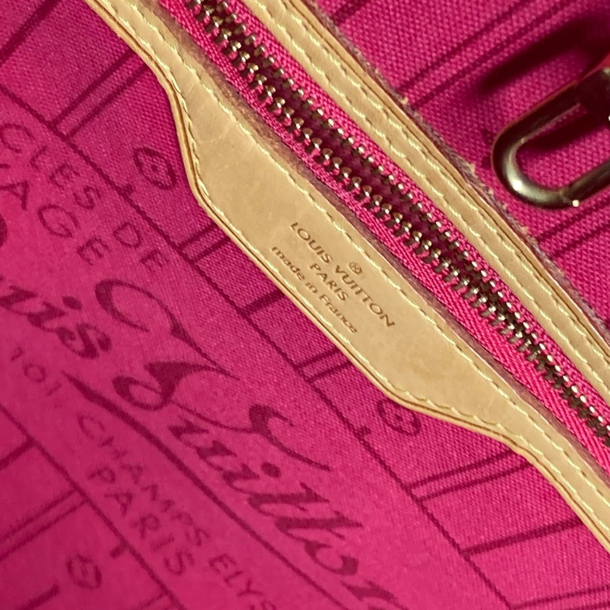 Louis Vuitton Brown Monogram Pink Pivoine Monogram Shoulder Bag Tote Bag (Pre-Owned)