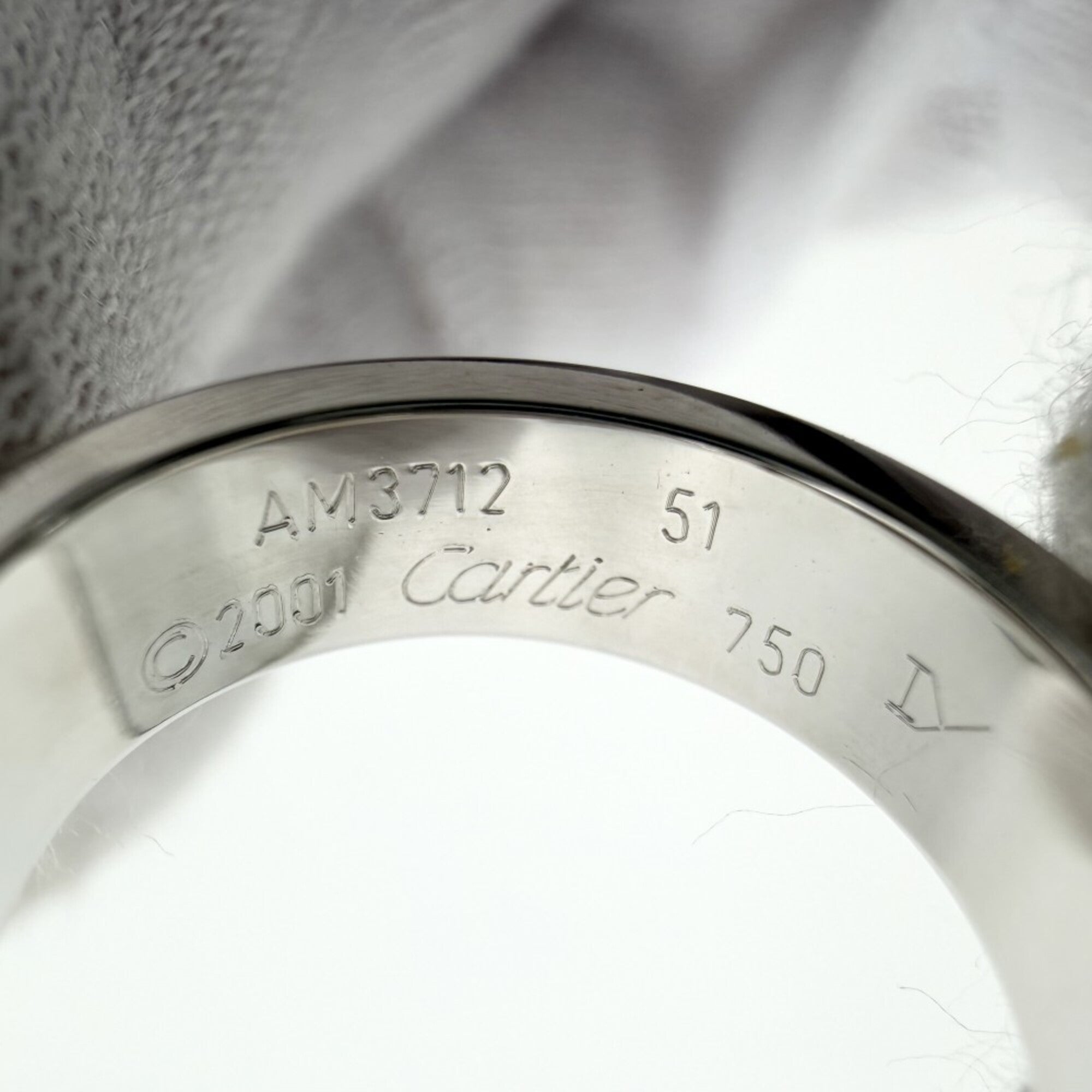 Cartier White Gold (18K) Band Ring (Pre-Owned)