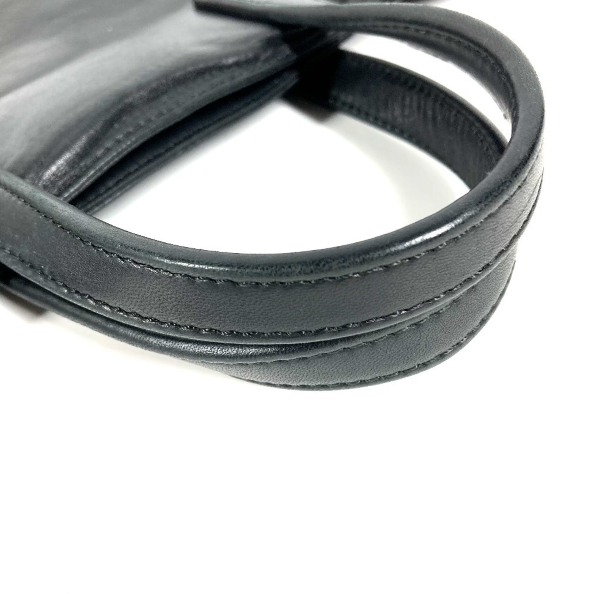 Loewe Black Leather Handbag (Pre-Owned)