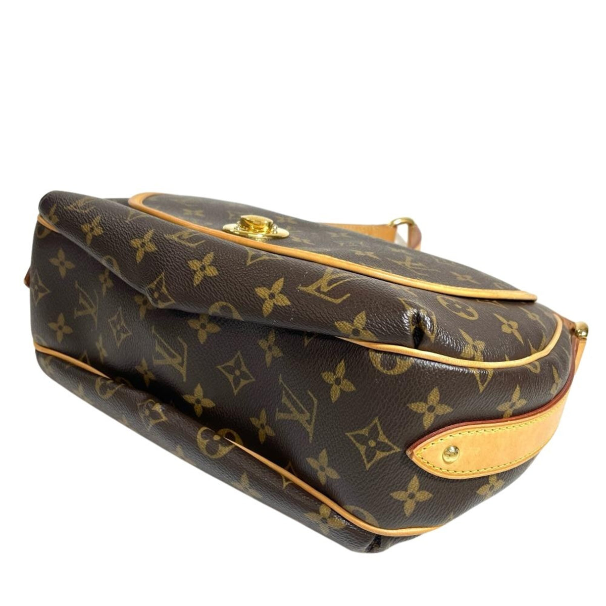 Louis Vuitton Brown Monogram Canvas Shoulder Bag (Pre-Owned)