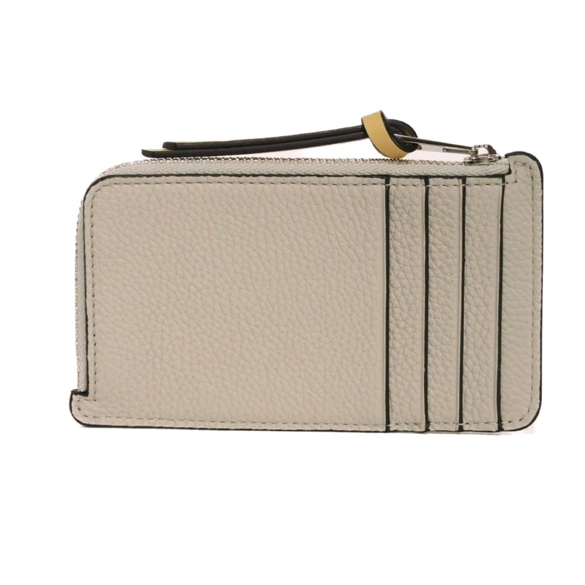 Loewe Gray Leather Coin Purse/Coin Case (Pre-Owned)