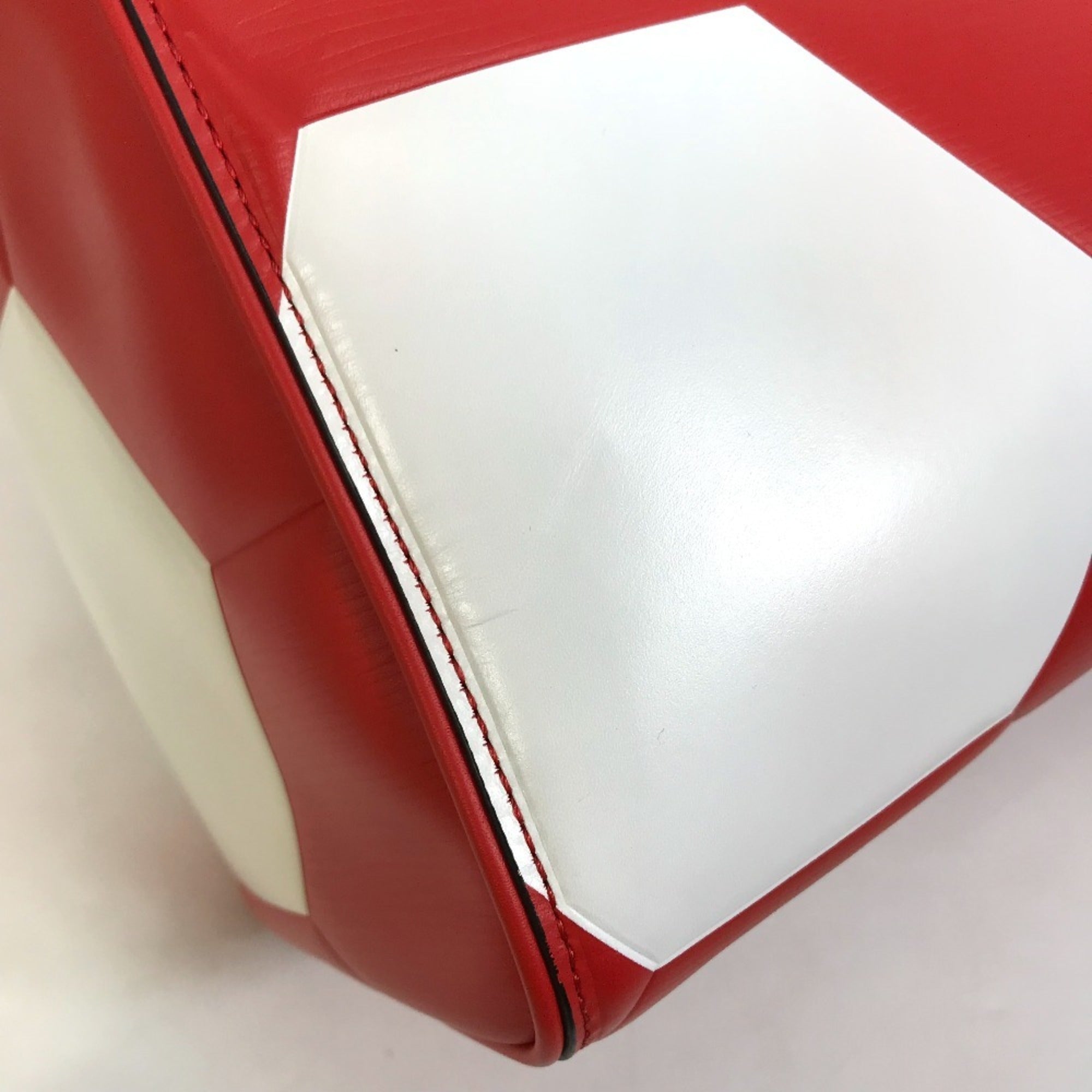 Louis Vuitton Red Color Epi Leather Boston Bag (Pre-Owned)