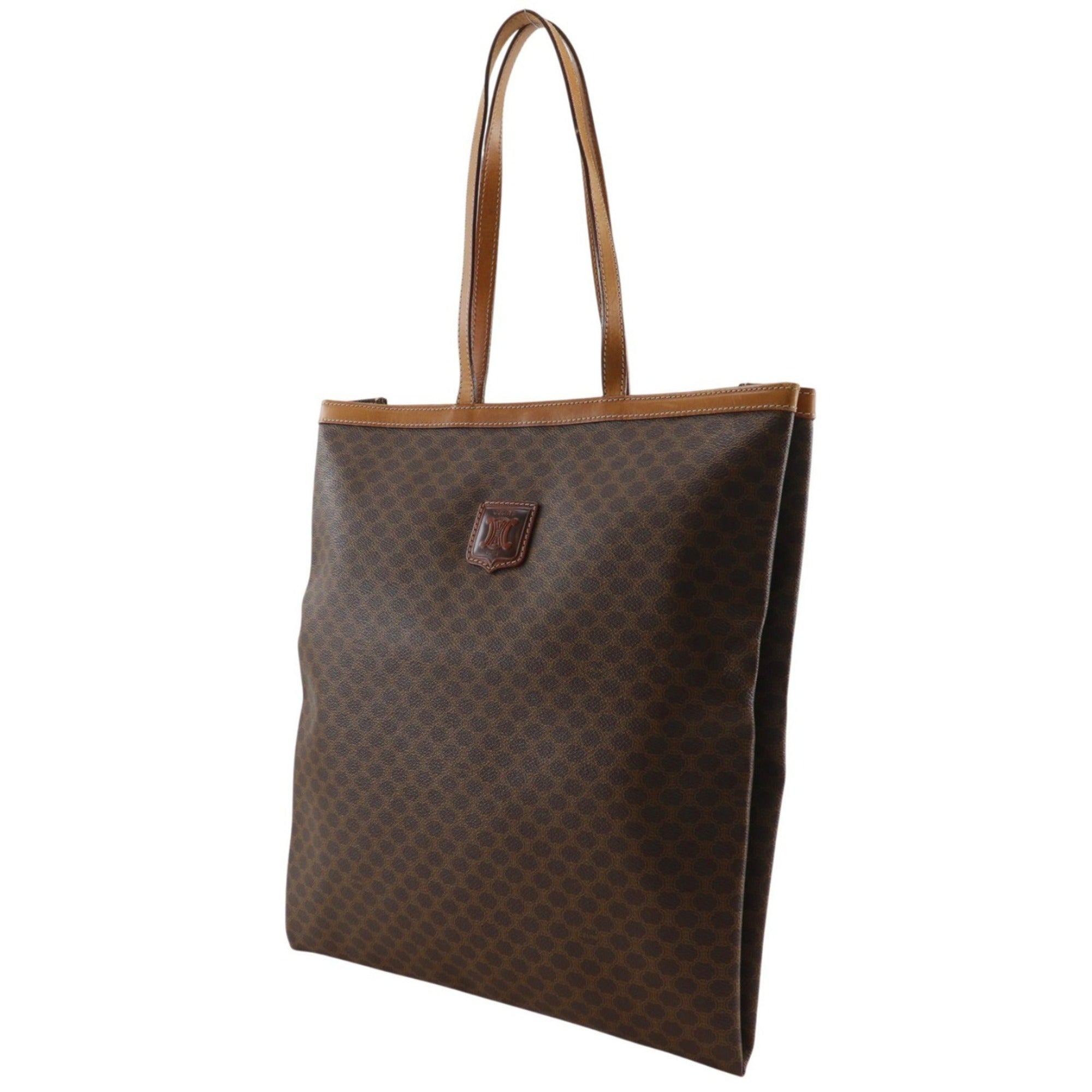 Celine Brown Pvc Tote Bag (Pre-Owned)