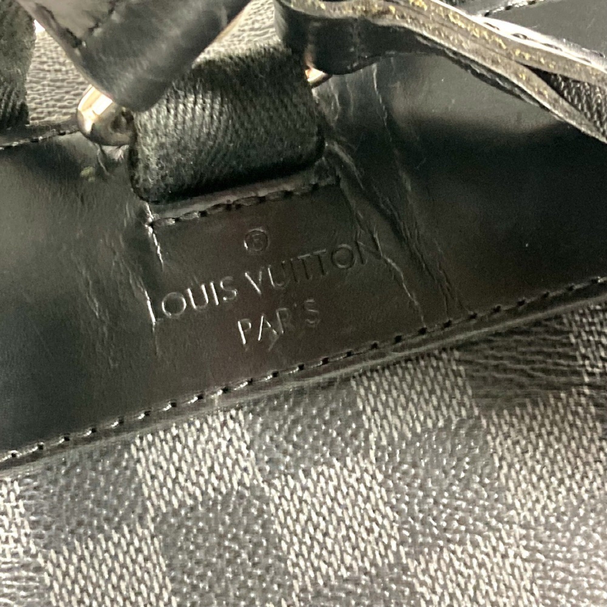 Louis Vuitton Black Damier Graphite Backpack (Pre-Owned)