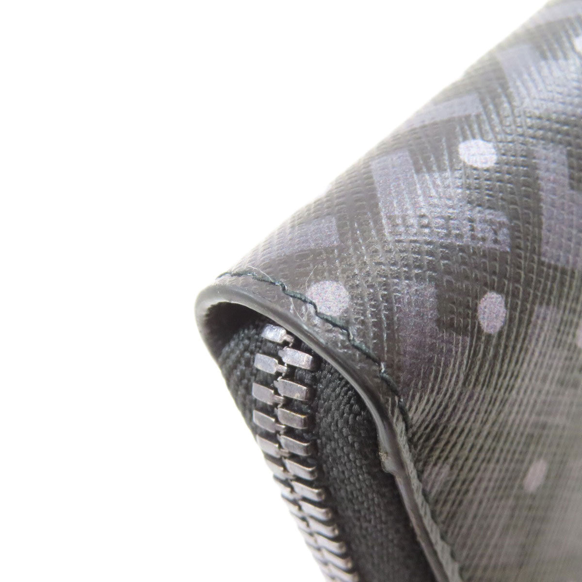 Bally Gray Pvc Long Wallet (Bi-Fold) (Pre-Owned)