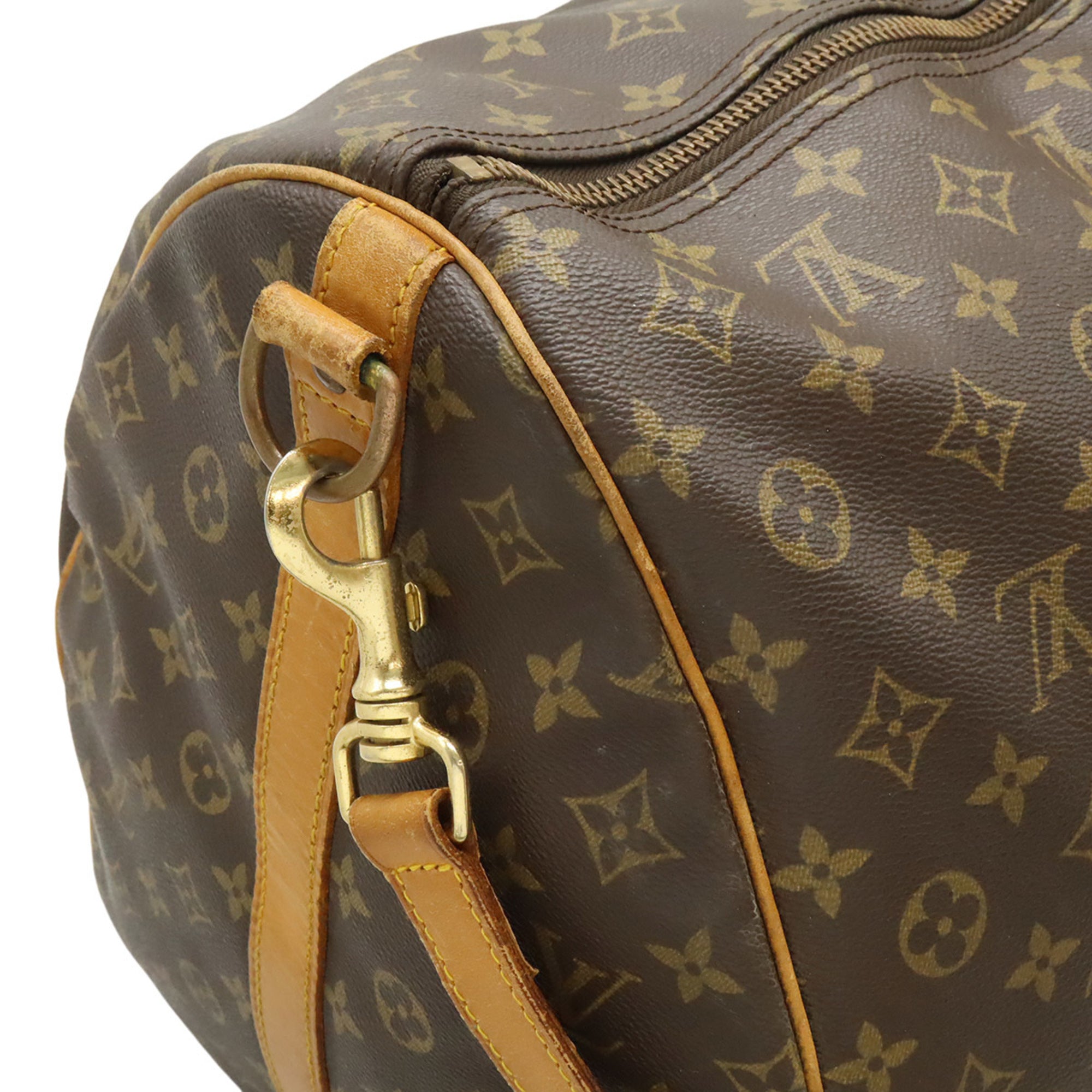 Louis Vuitton Brown Monogram Boston Bag Shoulder Bag (Pre-Owned)