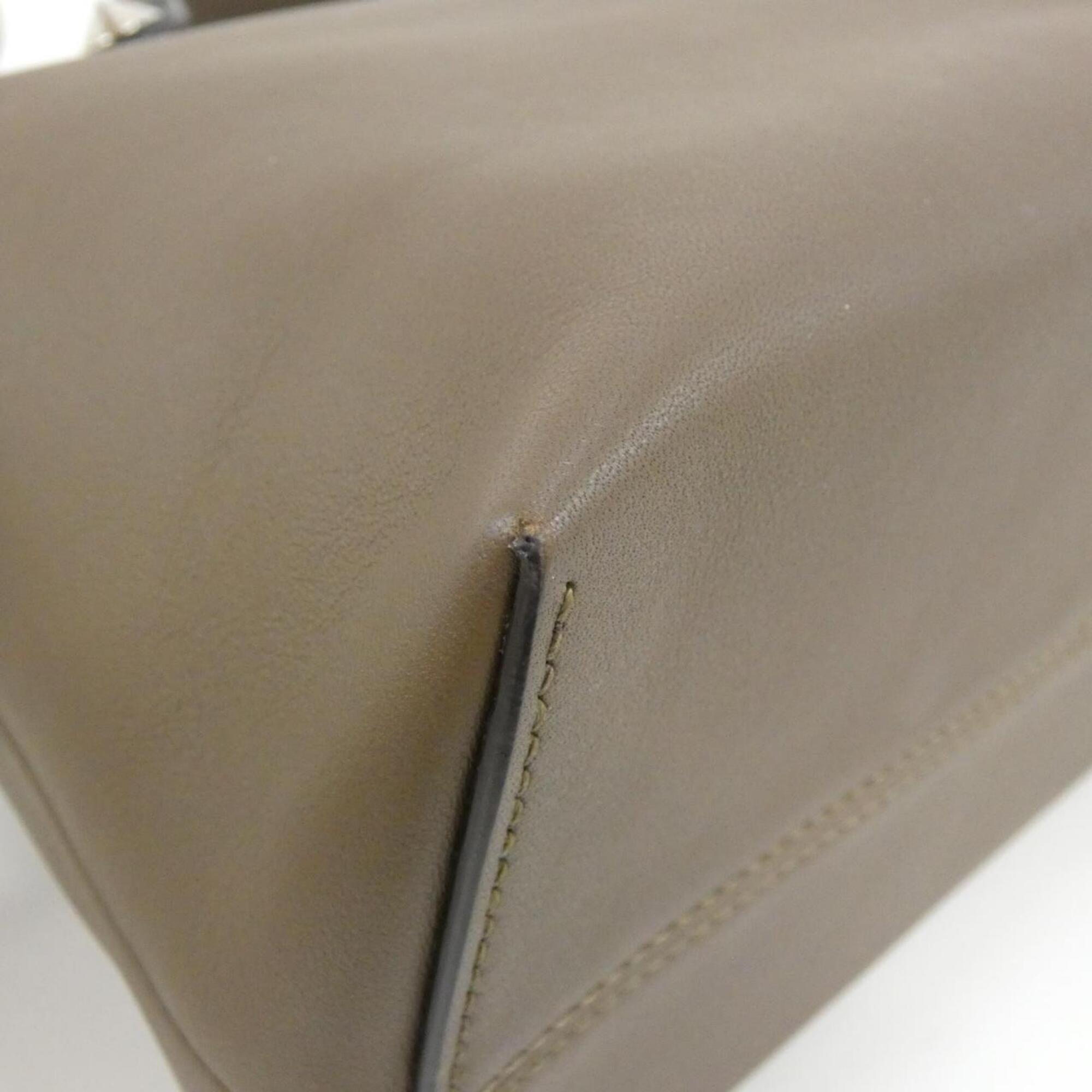 Fendi Brown Leather Handbag (Pre-Owned)
