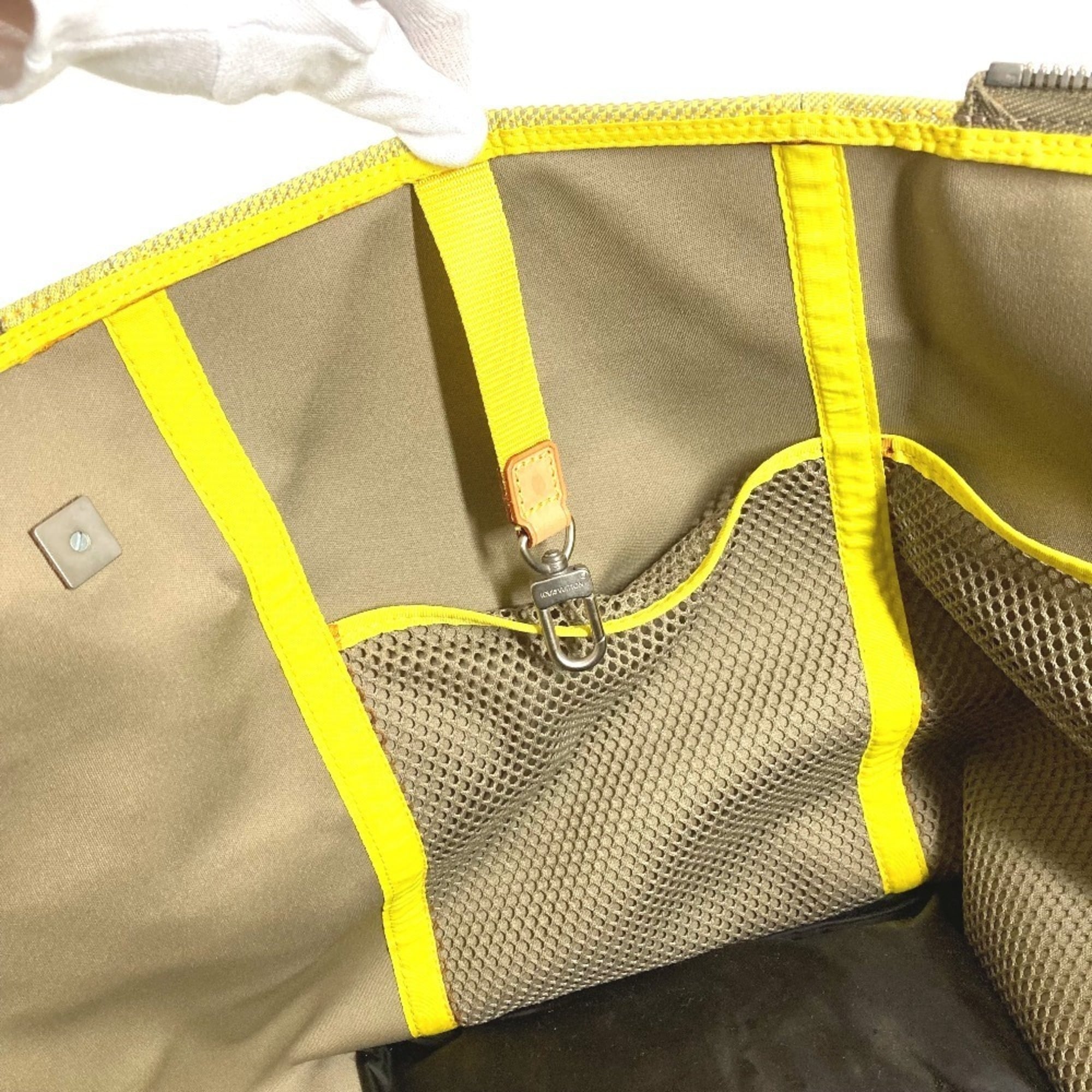 Louis Vuitton Damier Geant Yellow Damier Geant Boston Bag (Pre-Owned)